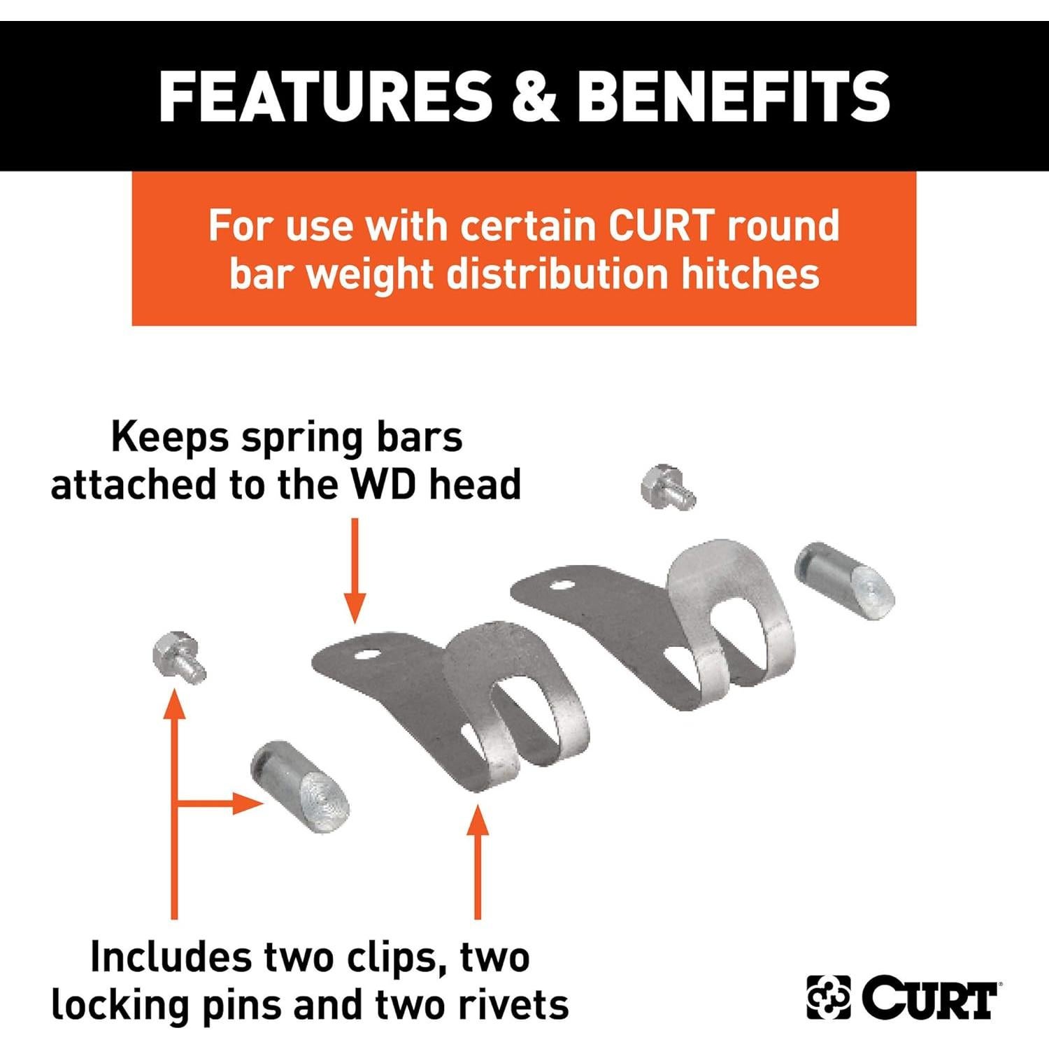 Retenedores de Distribución de Peso CURT 17109 - Acero Zincado