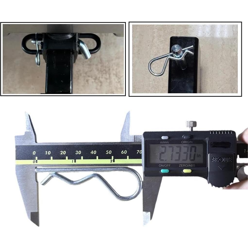 Paquete de 4 pines de enganche 1/4" TYHI para remolques