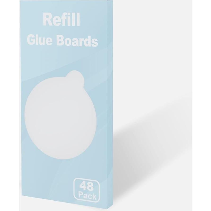 48 Almohadillas Adhesivas para Trampas de Insectos Dichroma 10.5 cm