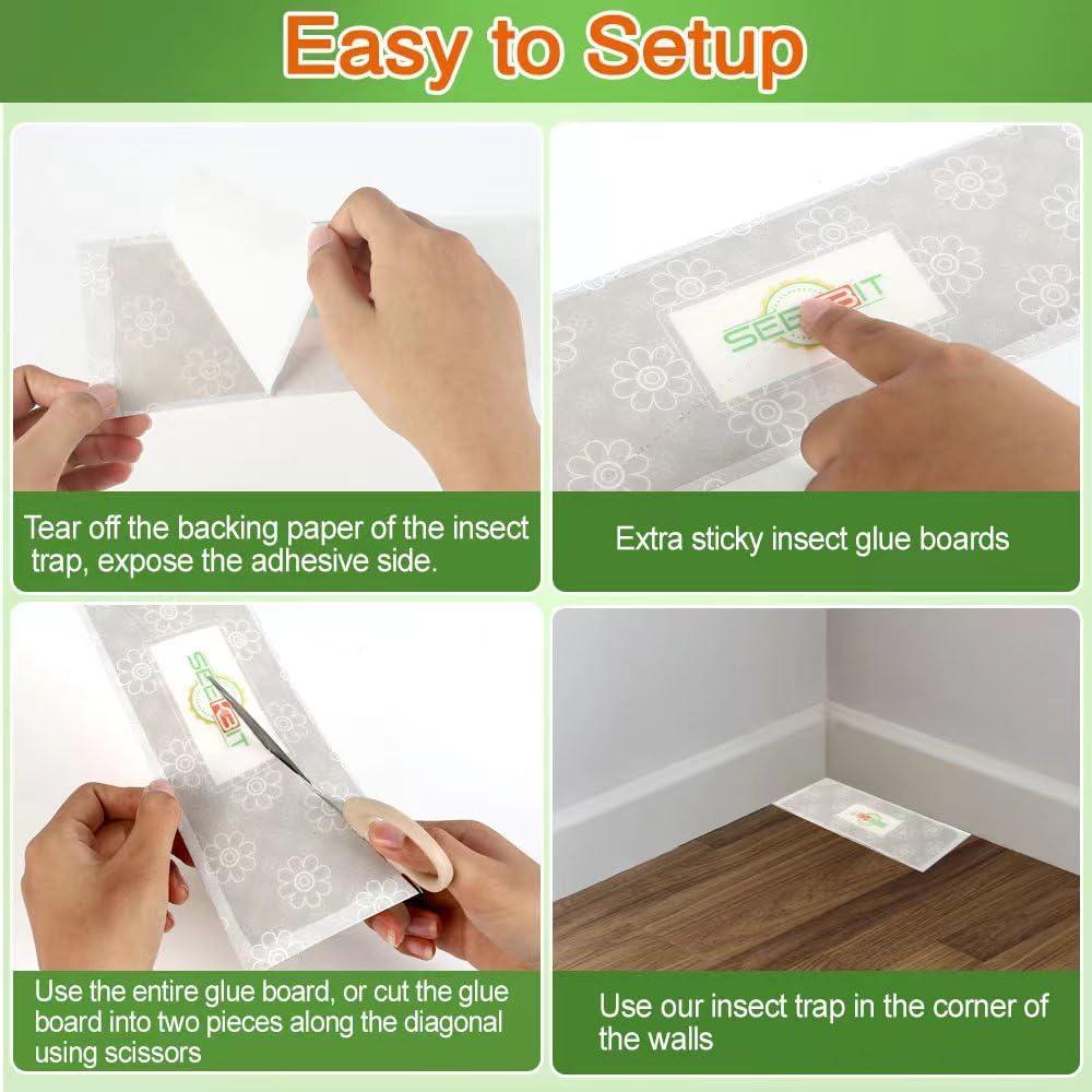 Trampas de Insectos PESKEGISS 30 Unidades 24.1x8 cm