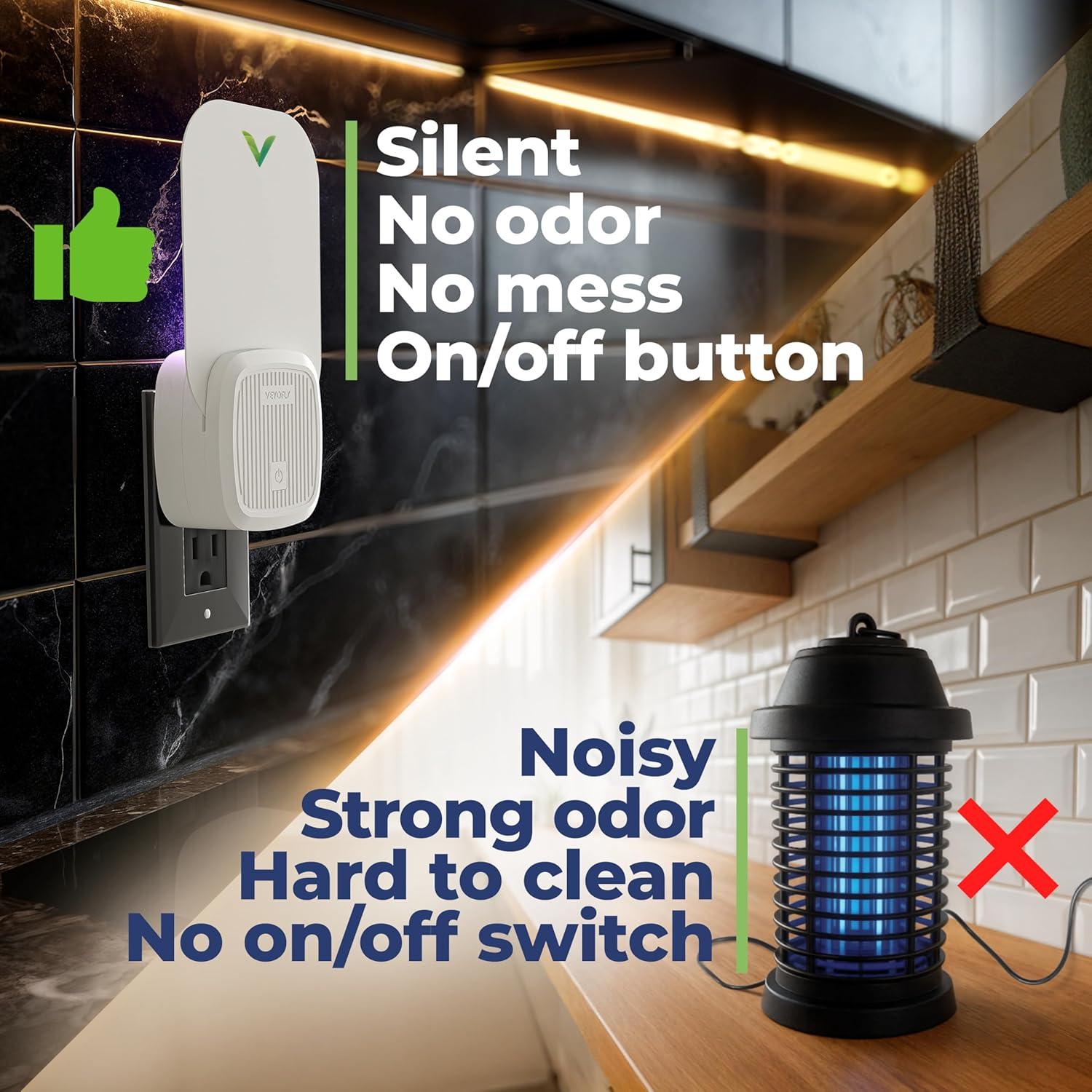 Trampa para Moscas Interior VEYOFLY VF01 con 3 Recargas