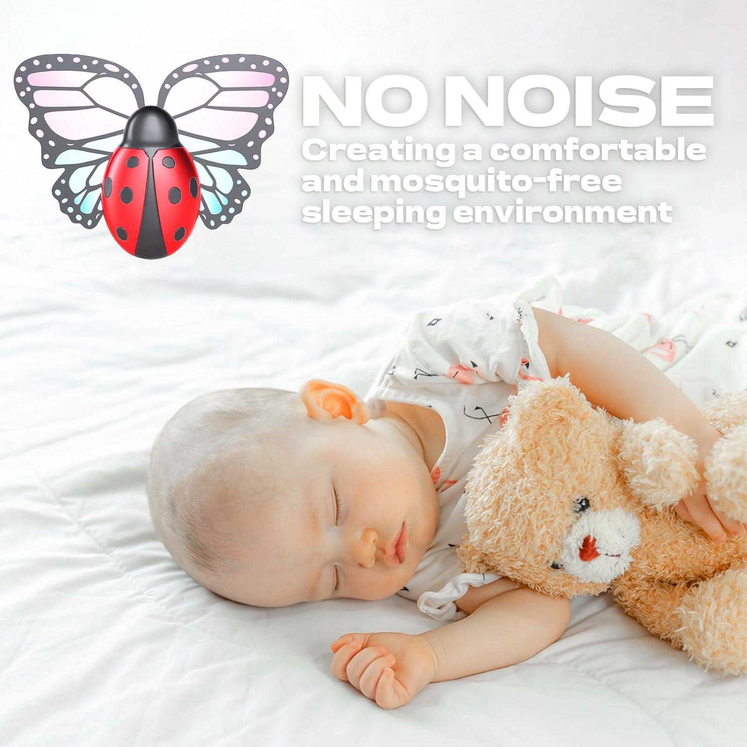 Trampa de Insectos Voladores ILCPP con Luz LED UV y 3 Recargas