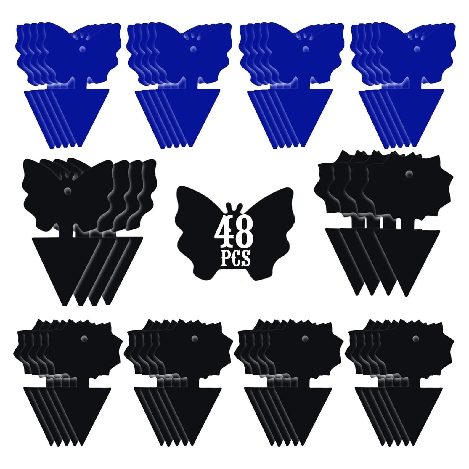 Trampas Adhesivas USKICH para Moscas de Fruta - 48 Pcs Negras