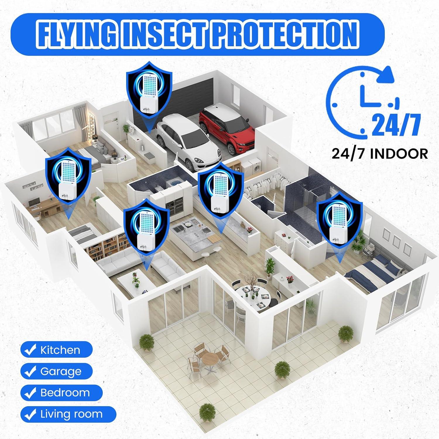Recarga Trampa Insectos Voladores Qualirey 30 Unidades
