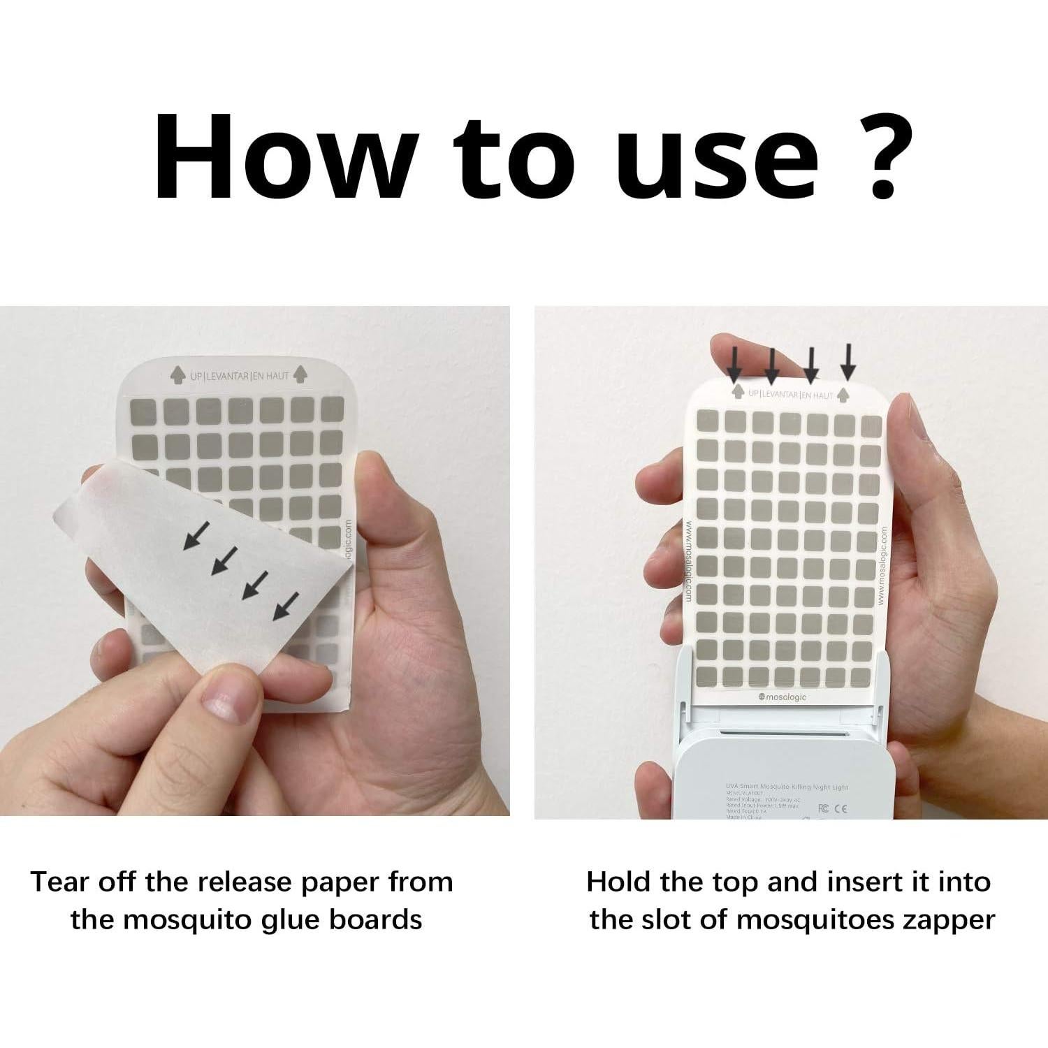 Tarjetas Adhesivas Mosalogic para Trampa de Insectos - 15 Unidades