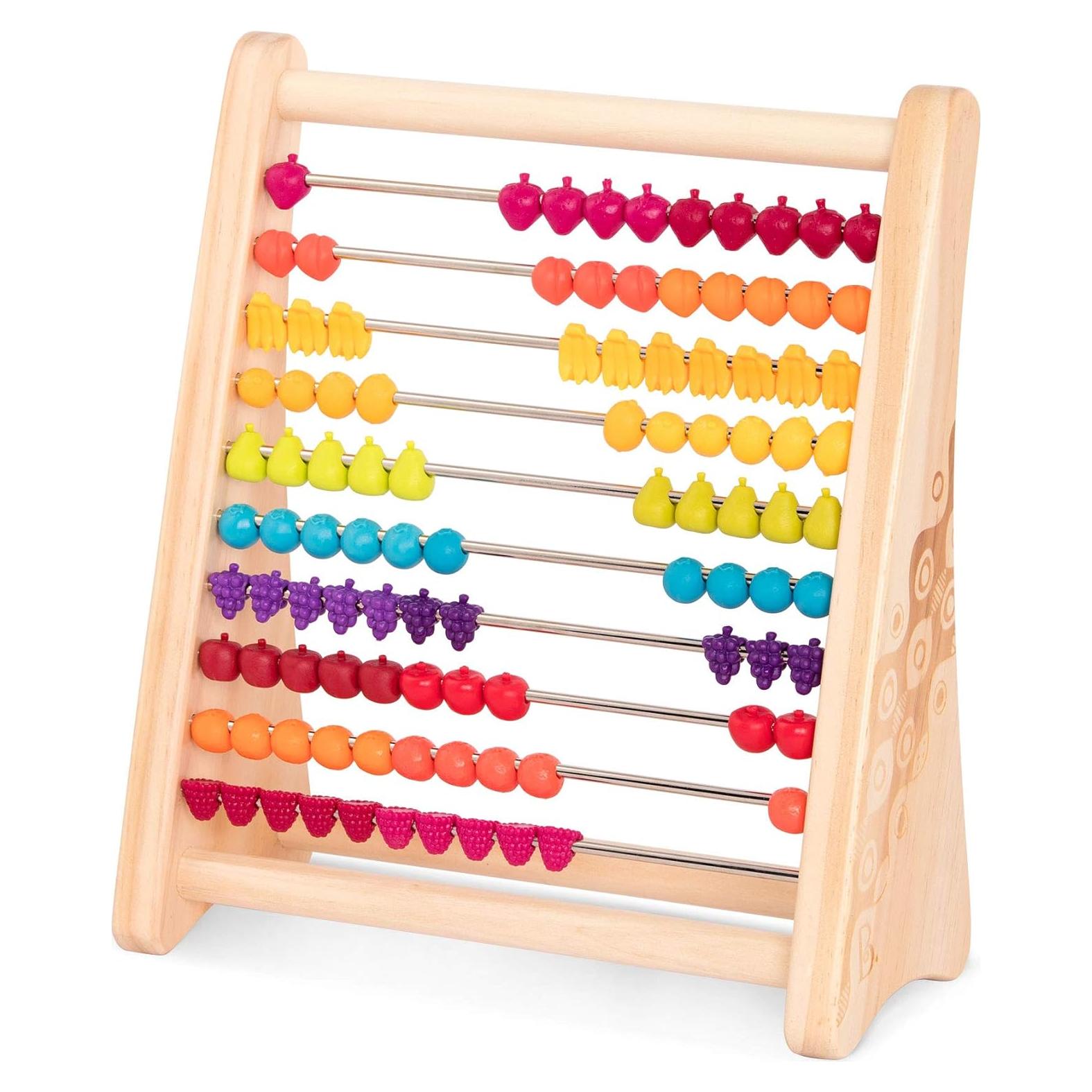 Ábaco de Madera B. Toys Fruity! Juguete Educativo 1-4 Años