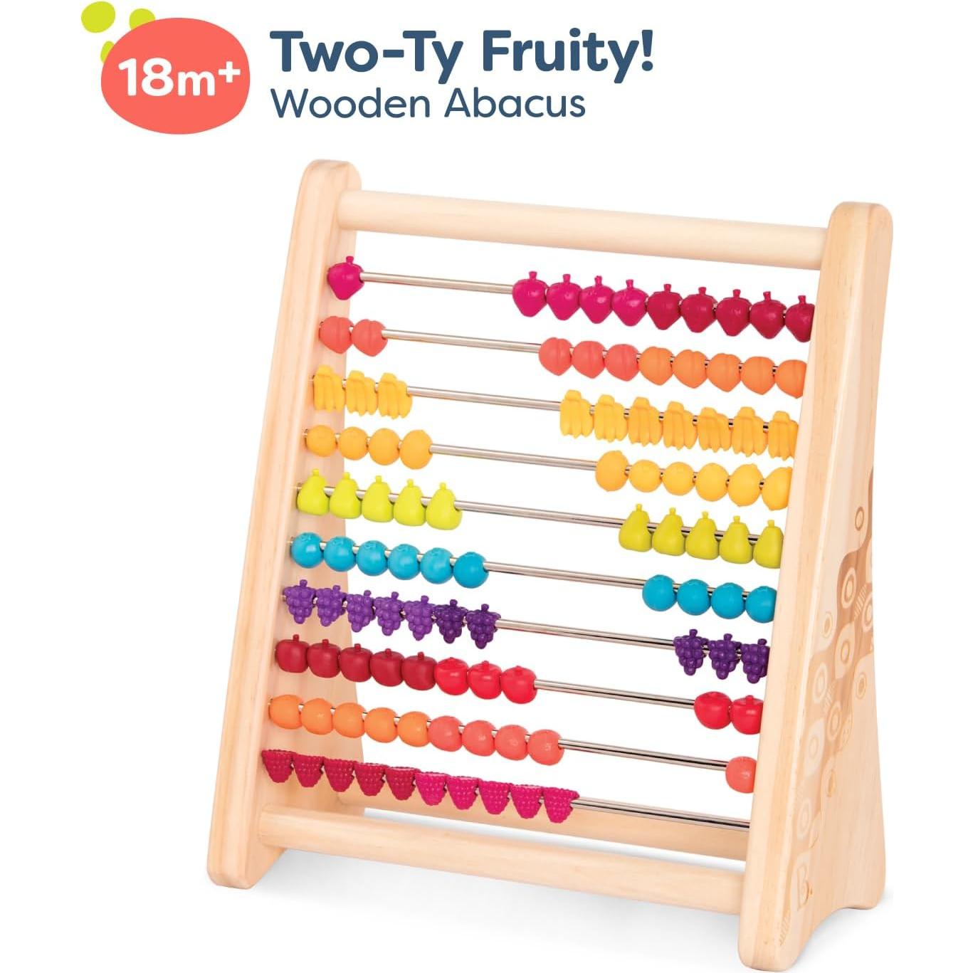 Ábaco de Madera B. Toys Fruity! Juguete Educativo 1-4 Años