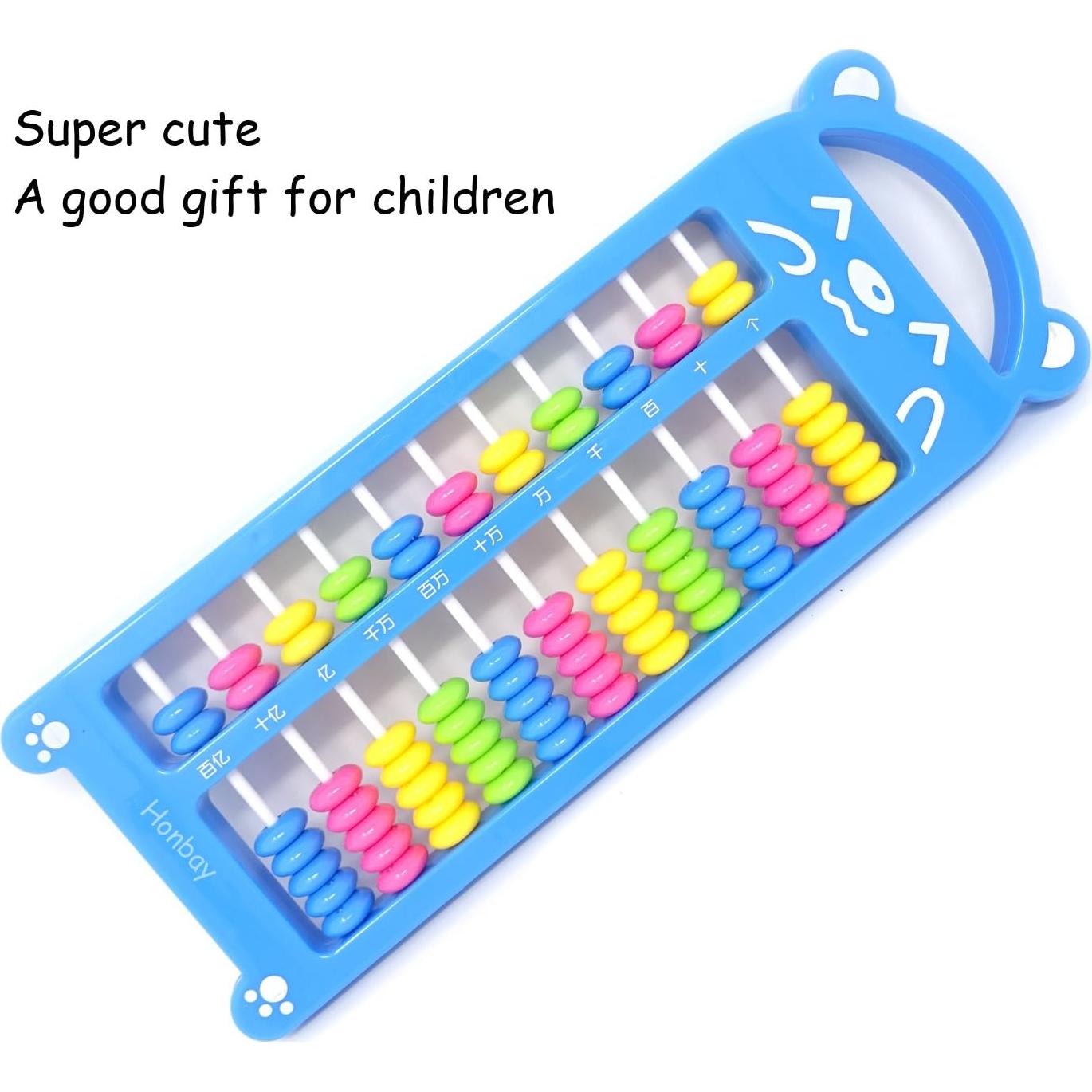 Ábaco Soroban 11 Dígitos Honbay de Plástico Colorido