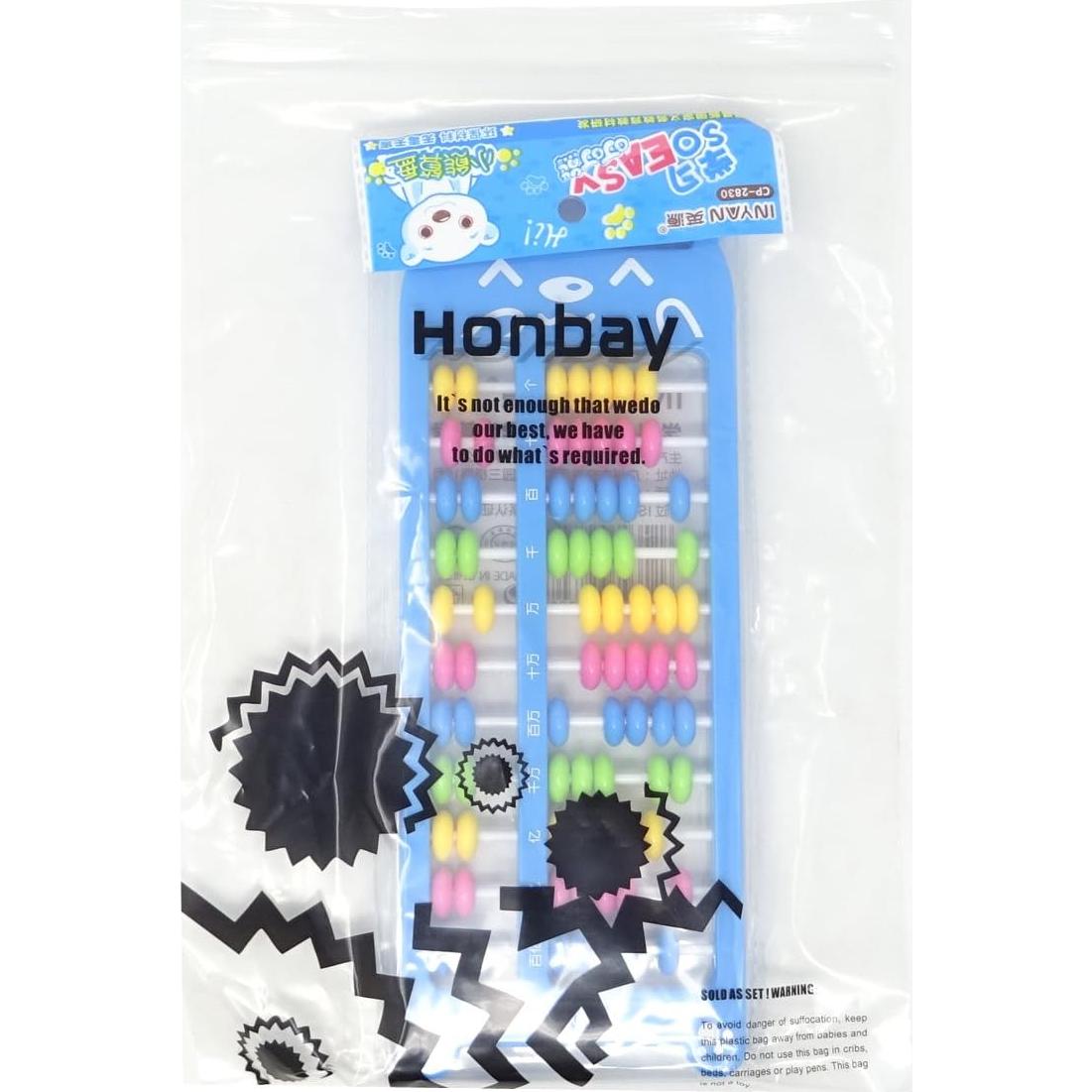 Ábaco Soroban 11 Dígitos Honbay de Plástico Colorido