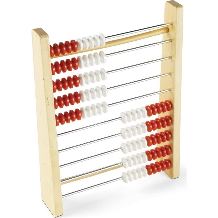 Rekenrek de Madera Hand2mind 100 Cuentas para Niños 4-10 Años