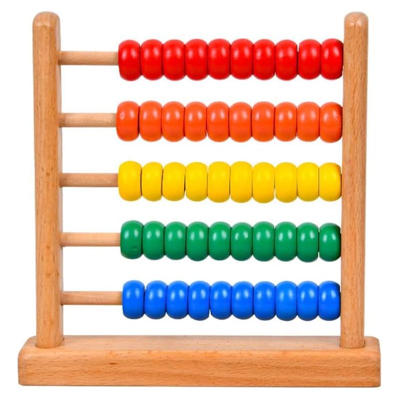 Ábaco de Madera Toyvian para Niños - Juguete Educativo 15x15 cm