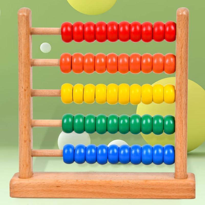 Ábaco de Madera Toyvian para Niños - Juguete Educativo 15x15 cm