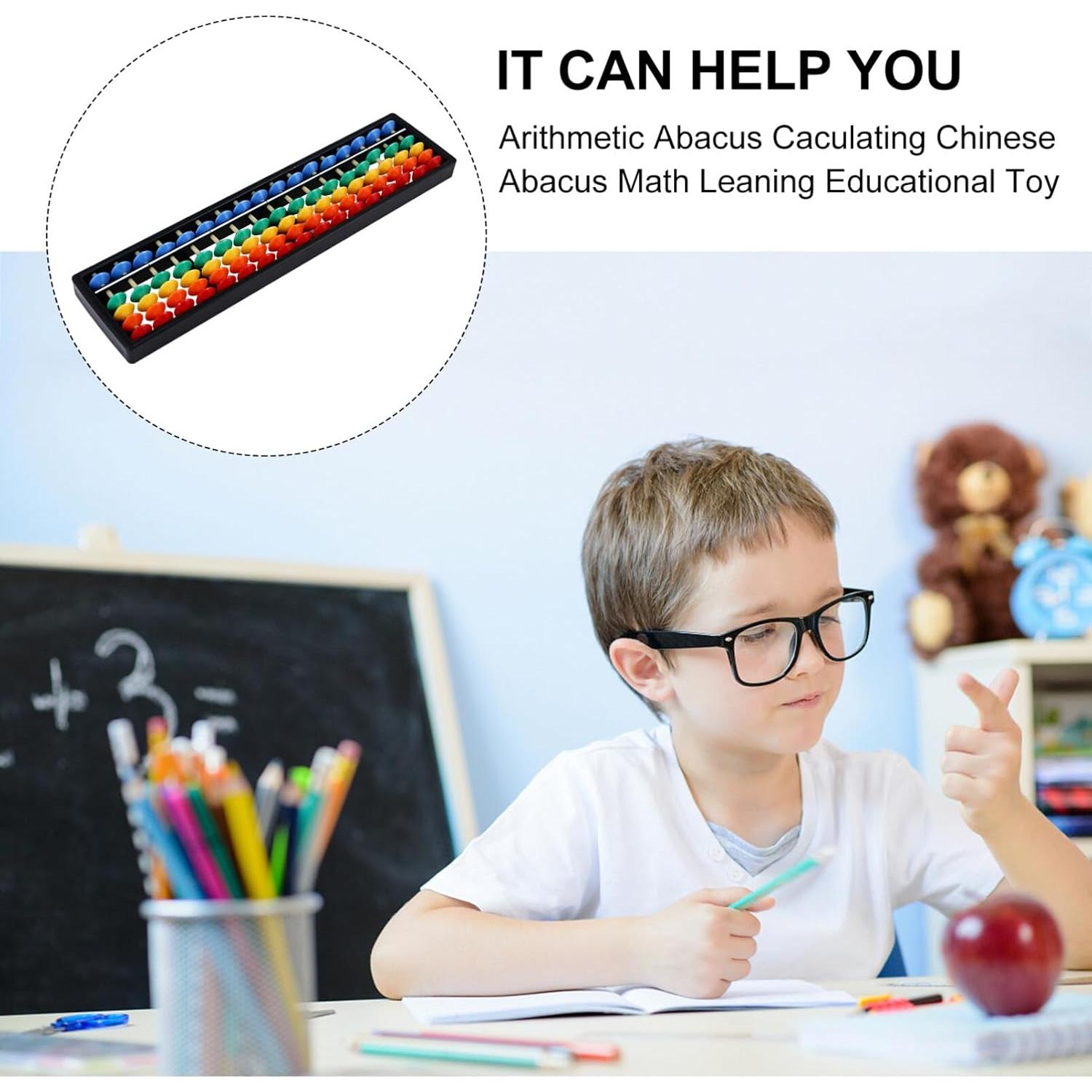 Ábaco de Plástico para Niños Toddmomy 26.4x6.5cm Herramienta Educativa