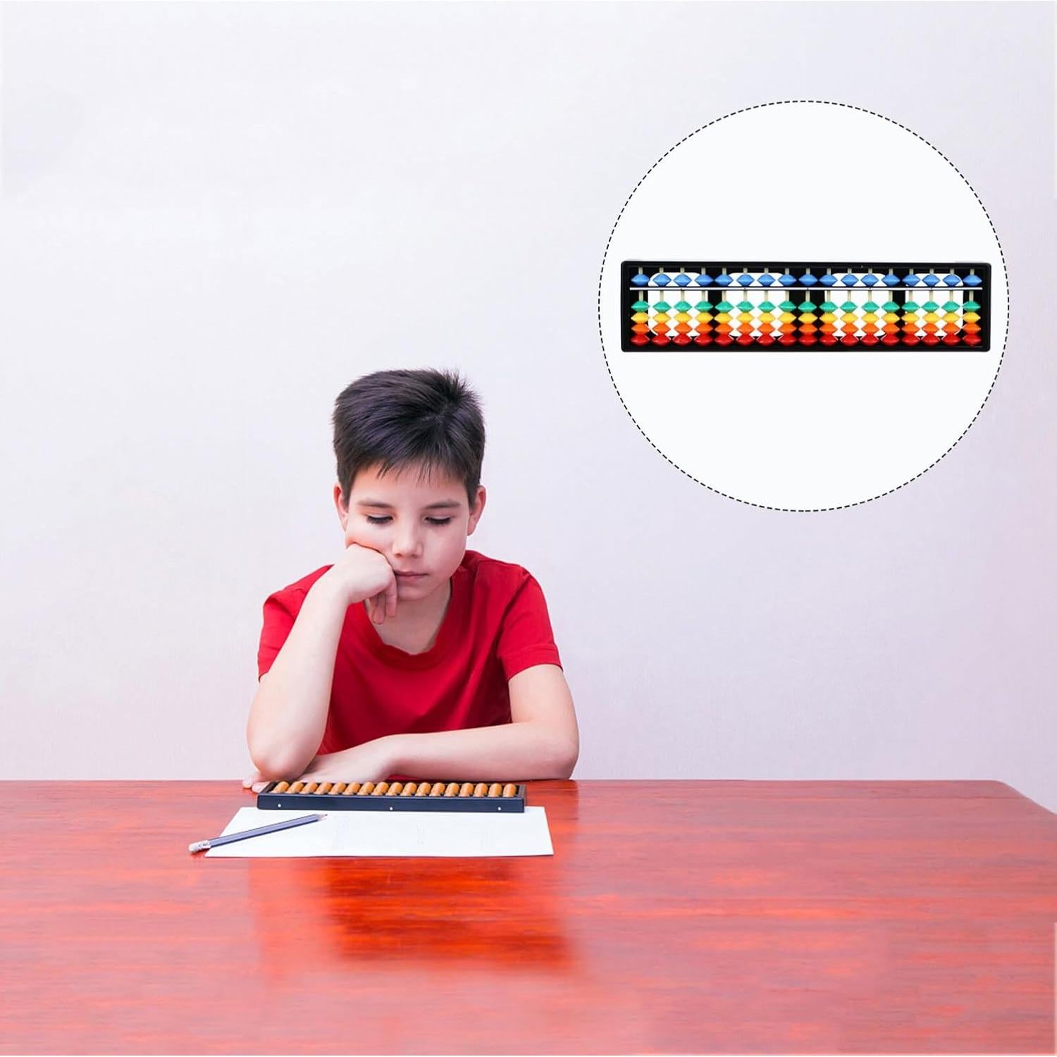 Ábaco Aritmético Alipis 17 Dígitos Cuentas Coloridas