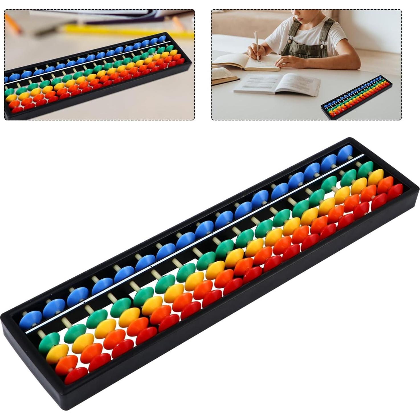 Ábaco Aritmético Alipis 17 Dígitos Cuentas Coloridas