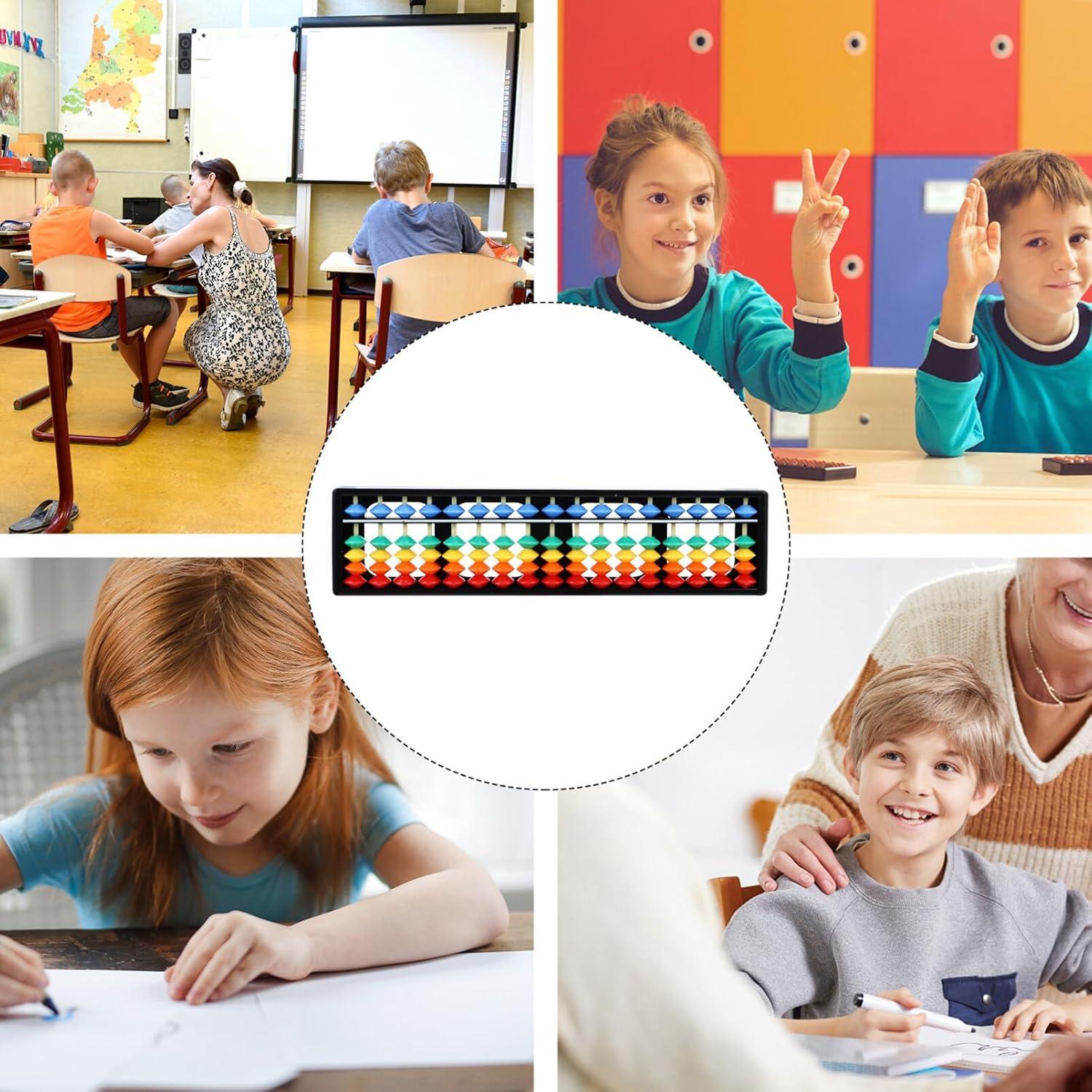 Ábaco Aritmético Alipis 17 Dígitos Cuentas Coloridas