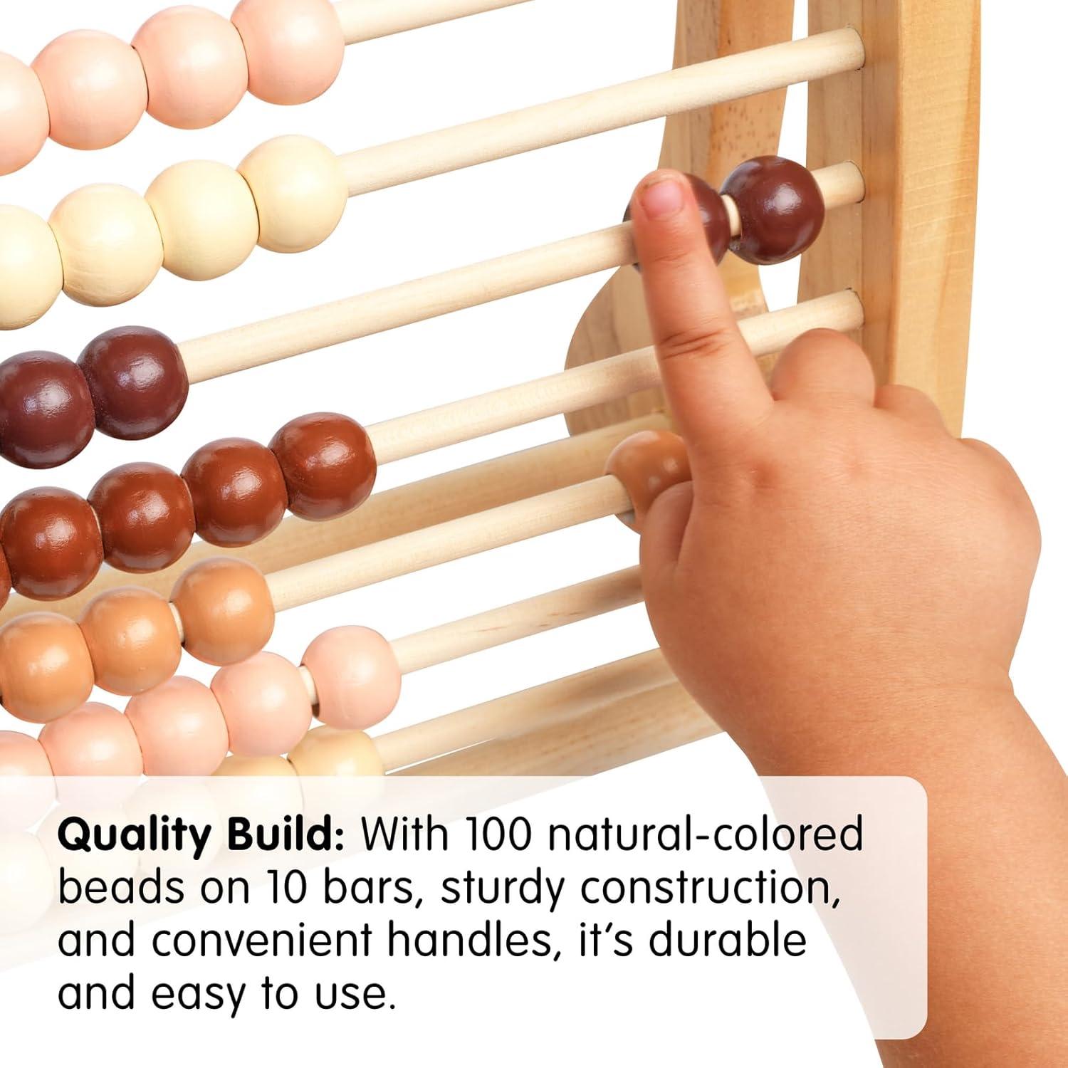 Ábaco de Madera Excellerations 30.48x27.94 cm para Niños