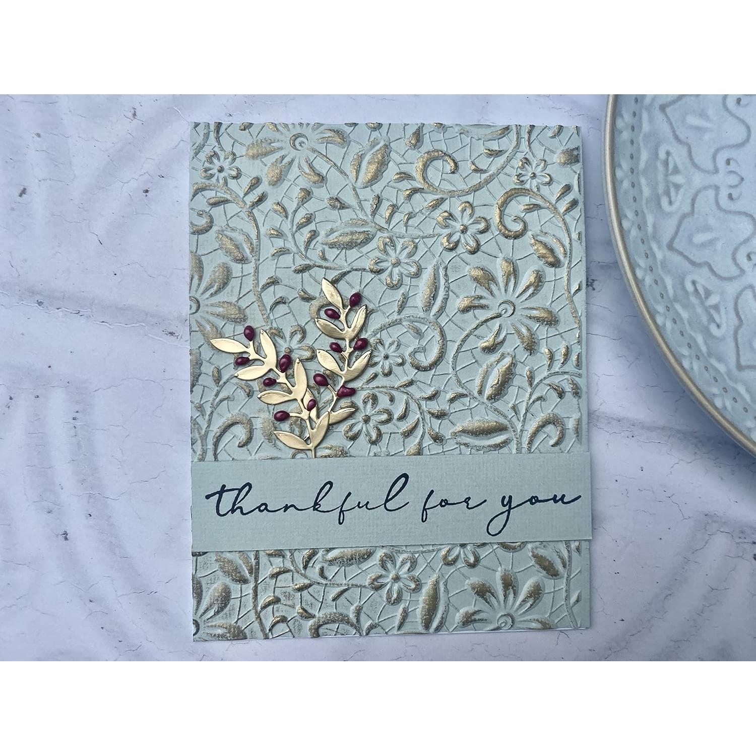 Carpeta de Embossing 3D Sizzix Lacey 15.9x10.8cm Multicolor