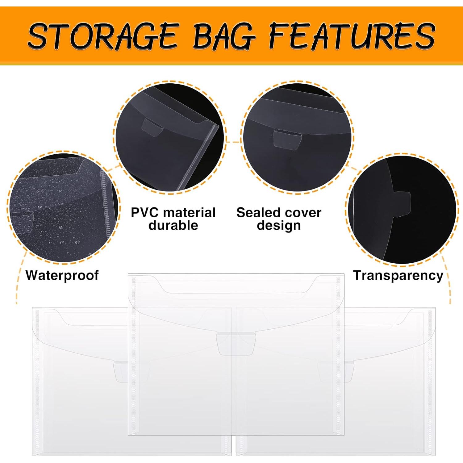 Conjunto de 40 PCS Bolsas y Hojas Magnéticas YixangDD 14.99x20.07 cm