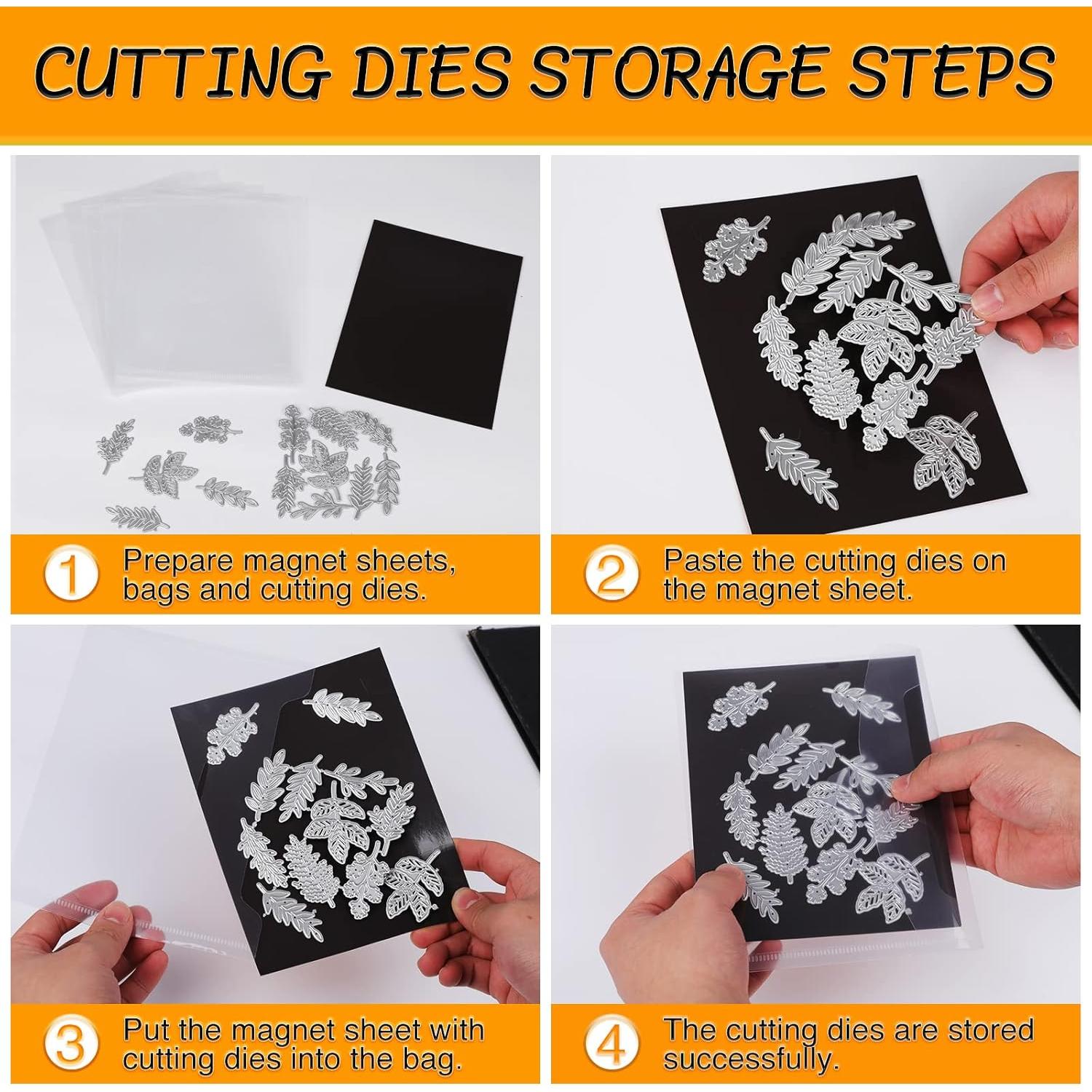 Conjunto de 40 PCS Bolsas y Hojas Magnéticas YixangDD 14.99x20.07 cm