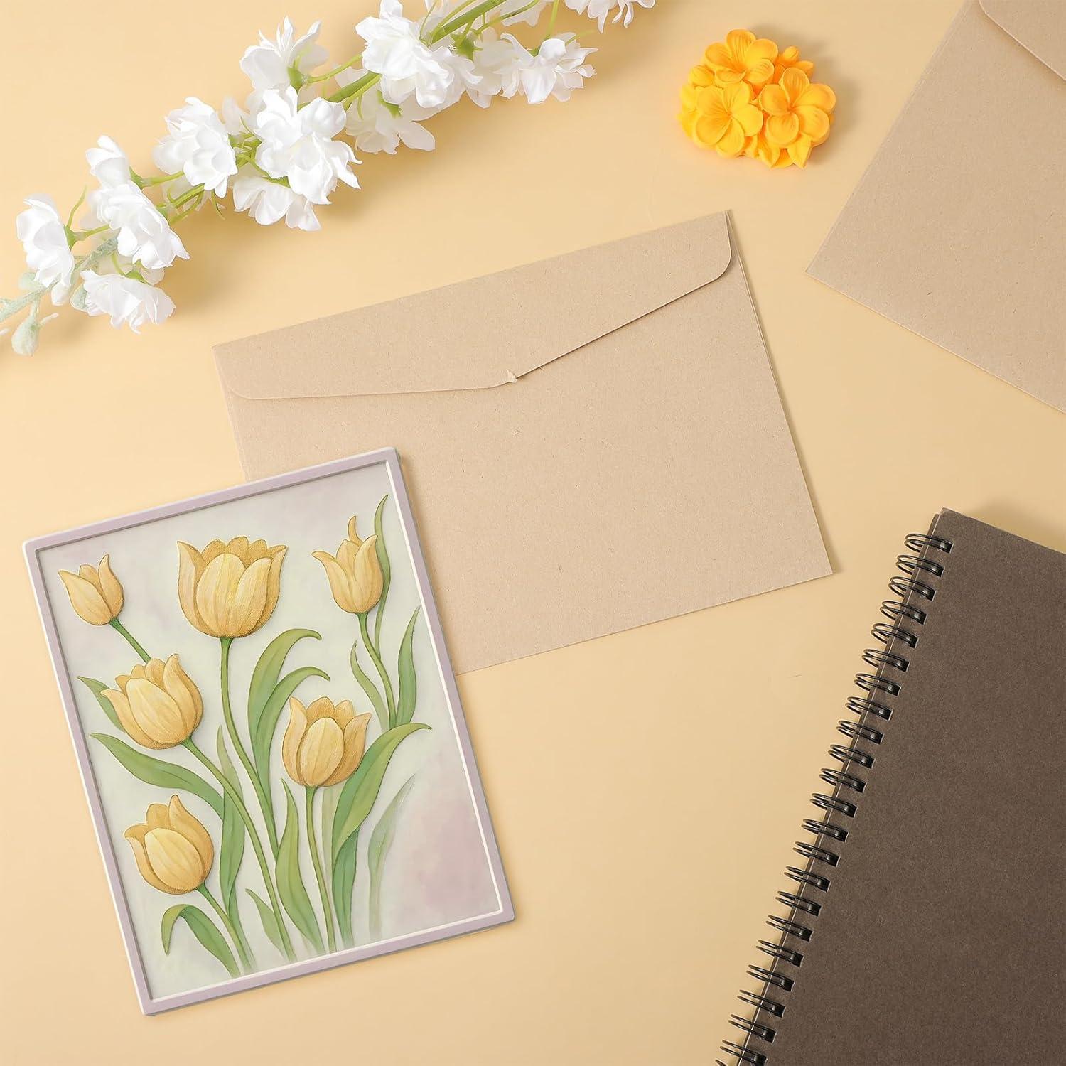 Carpeta de Relieve 3D Classicseali Transparente para Tarjetas