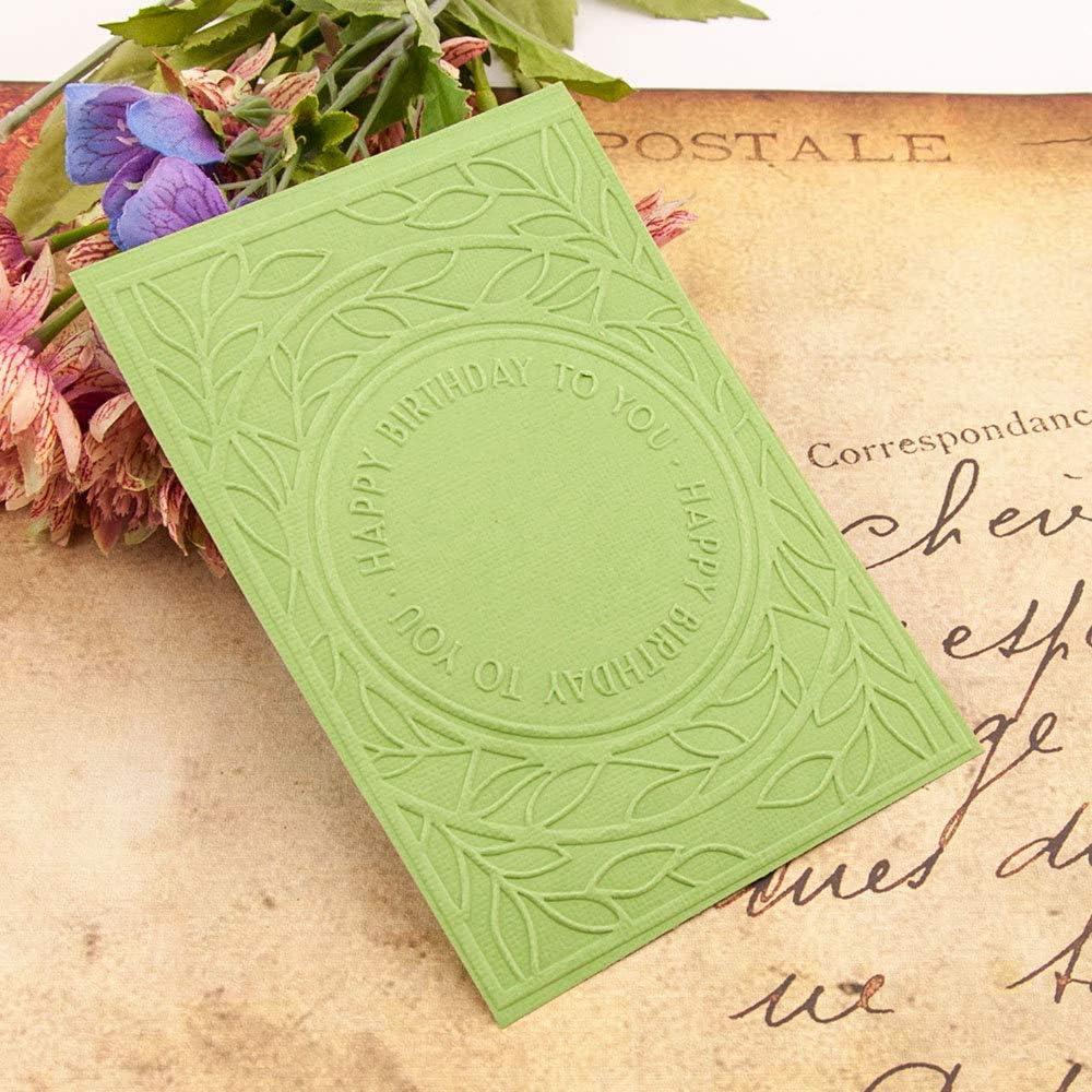 8 Piezas Plantillas de Embossing QSZKeer para Scrapbook 10.5x14.8cm