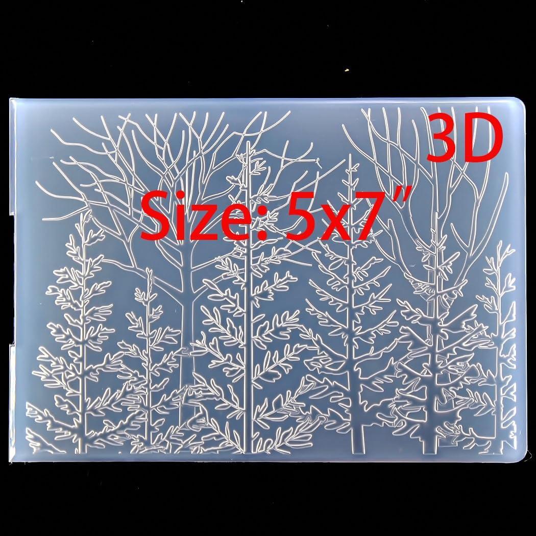 Carpeta de Embossing Kwan Crafts 3D Árbol Boscoso 12.5x17.7cm