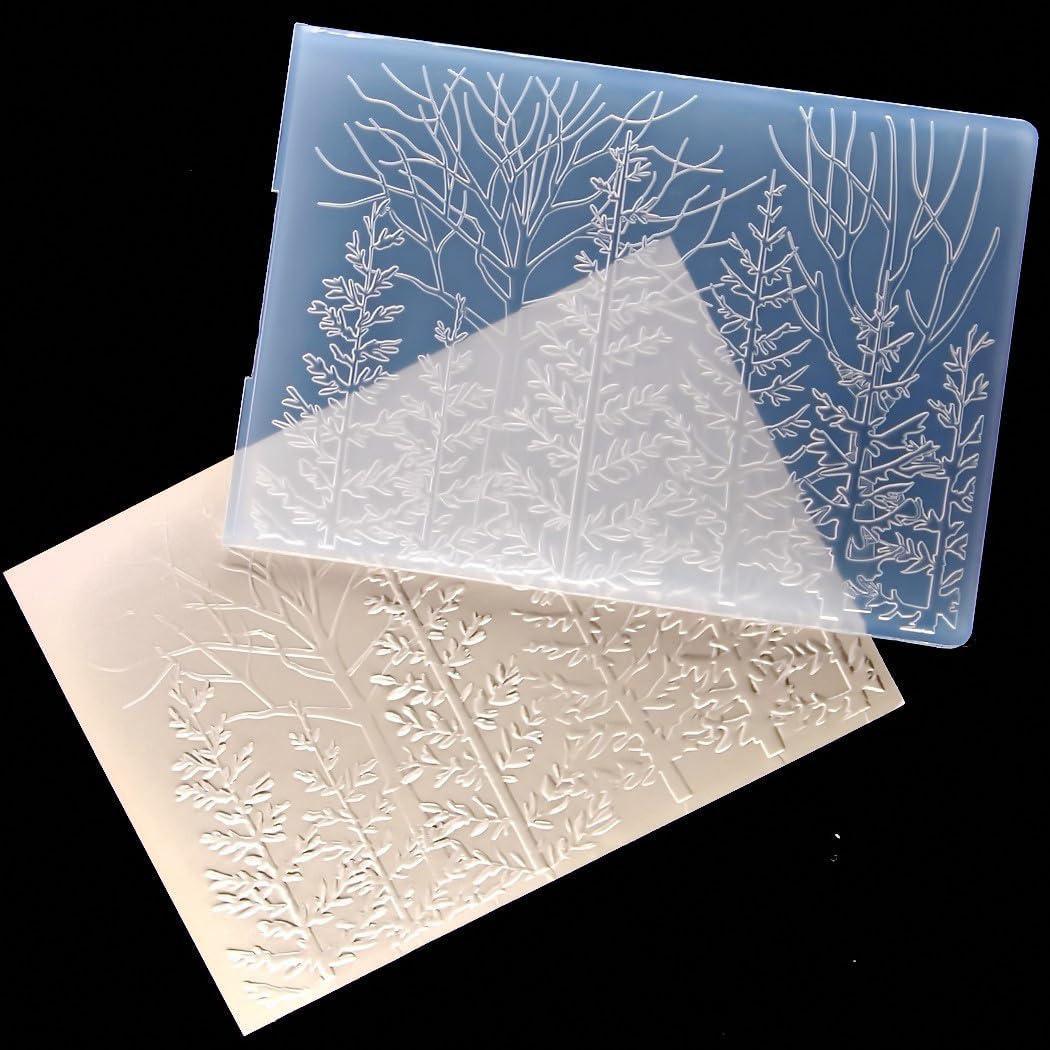Carpeta de Embossing Kwan Crafts 3D Árbol Boscoso 12.5x17.7cm