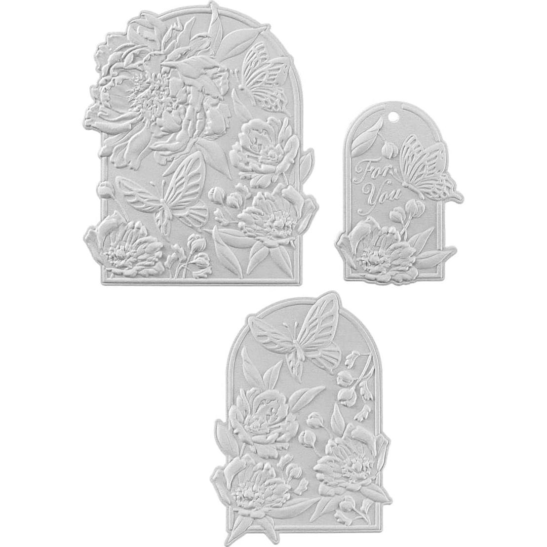 Carpeta de Embossing 3D Floral Spellbinders 14x21.6 cm