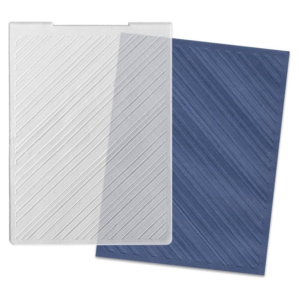 Carpeta de Embossing ALIBBON Rayas Diagonales 14.48x10.16cm