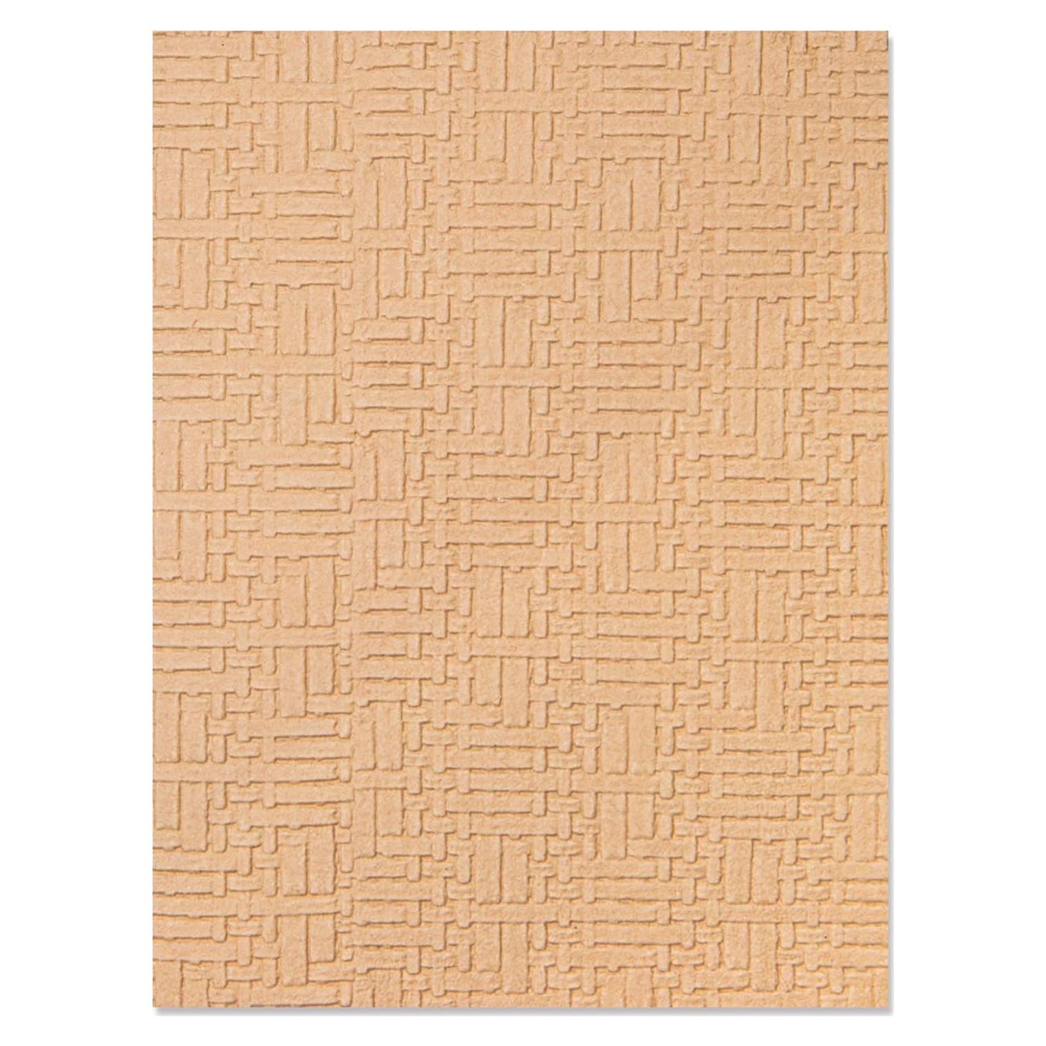 Carpeta de Embossing 3D Sizzix Woven Leather 15.9x10.8cm