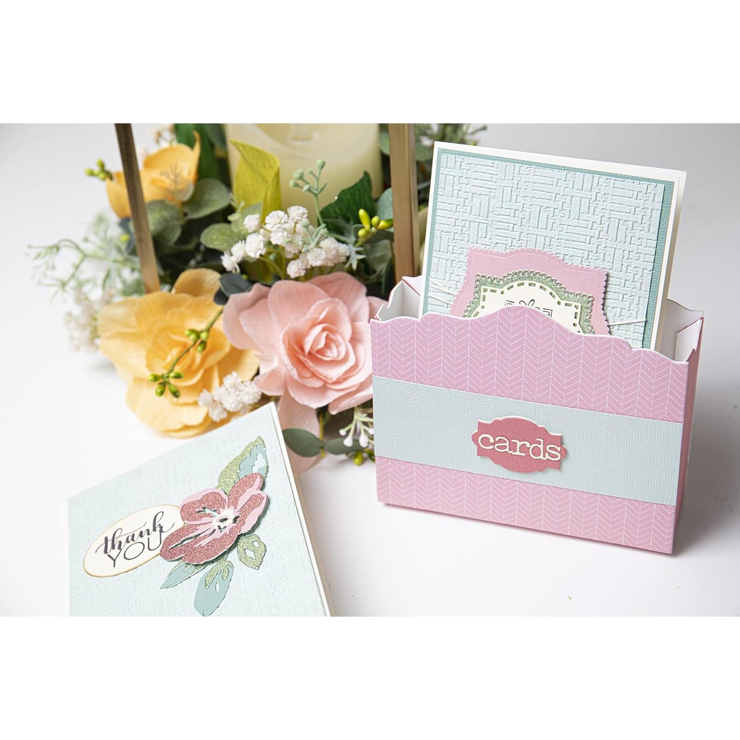 Carpeta de Embossing 3D Sizzix Woven Leather 15.9x10.8cm