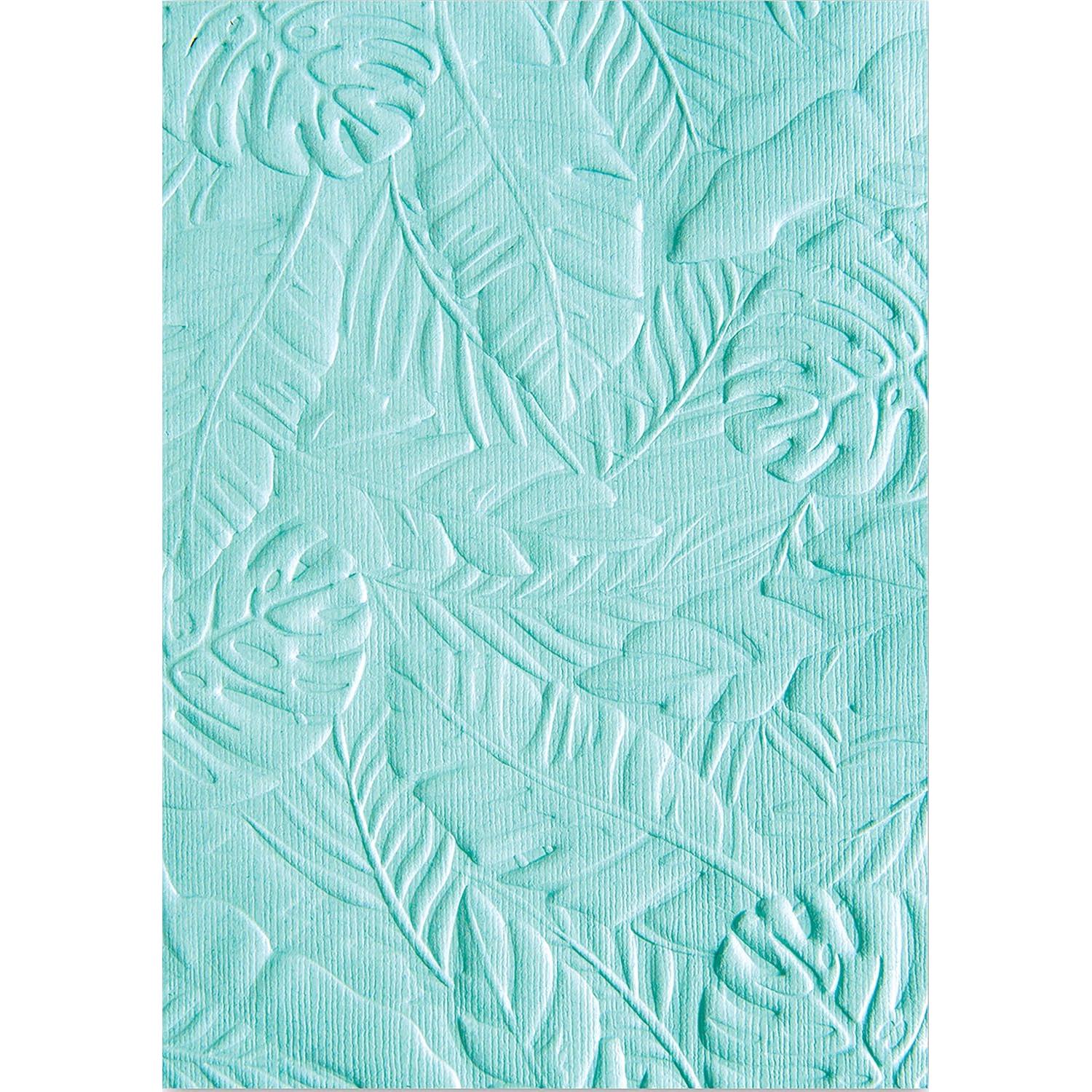 Carpeta de Embossing 3D Sizzix Tropical A6 - Alta Definición
