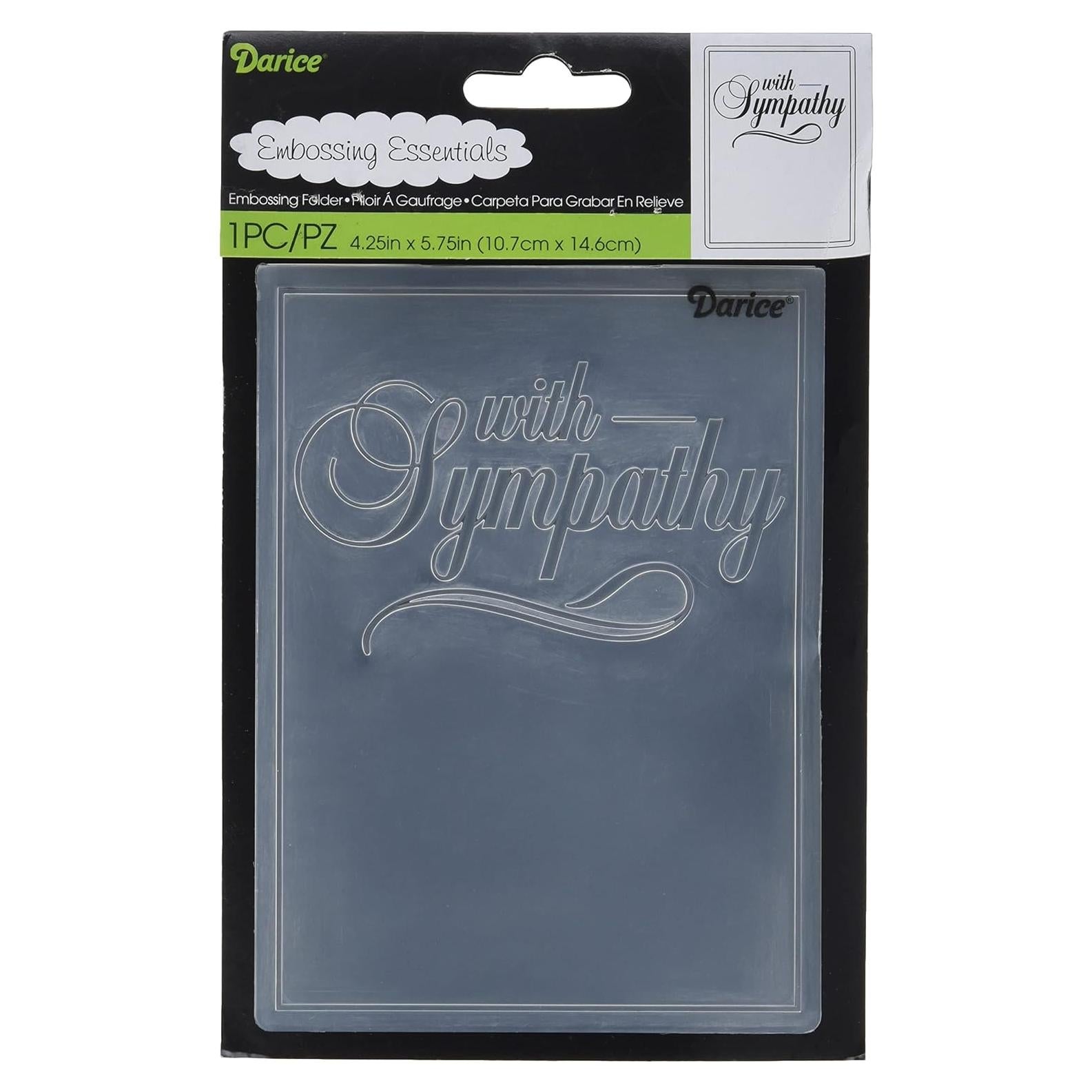 Carpeta de Relieve Darice 1218-121 10.8x14.6 cm para Manualidades