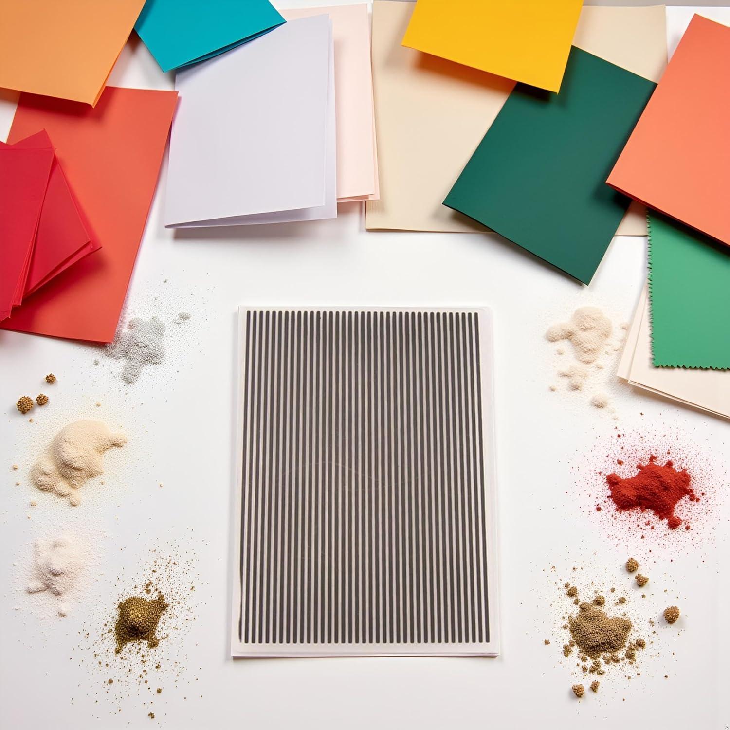 Carpeta de Embosado de Plástico JJLFresheners 2.54x2.54cm