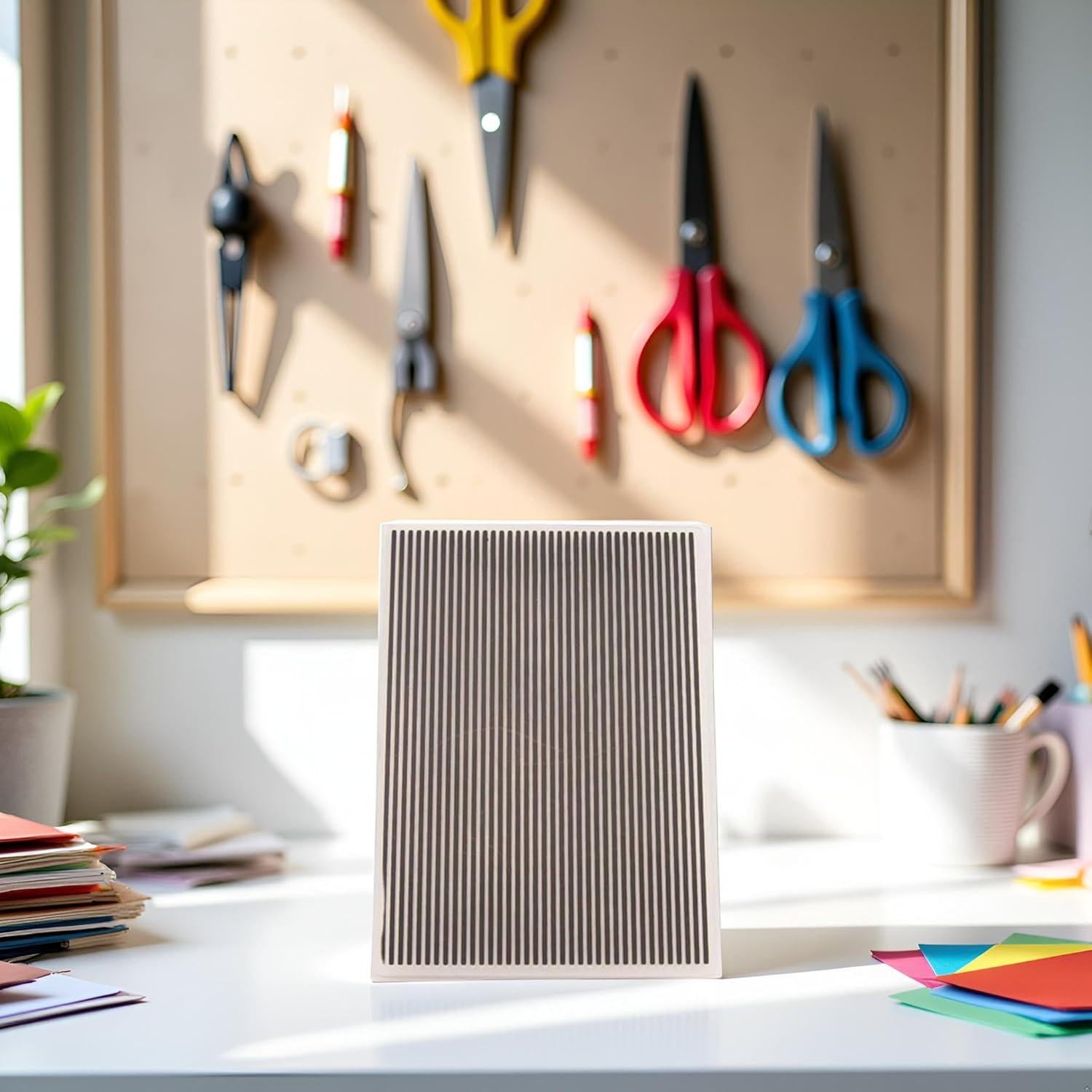 Carpeta de Embosado de Plástico JJLFresheners 2.54x2.54cm