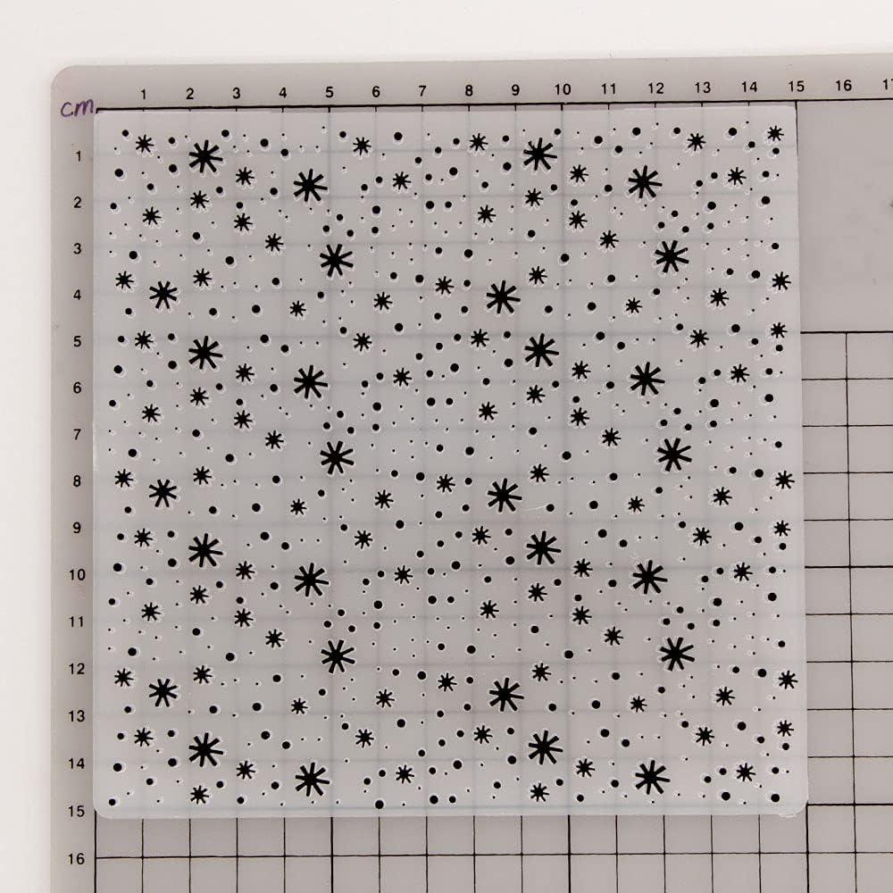 Plantilla de Embossing Lily Craft Copo de Nieve 15x15cm