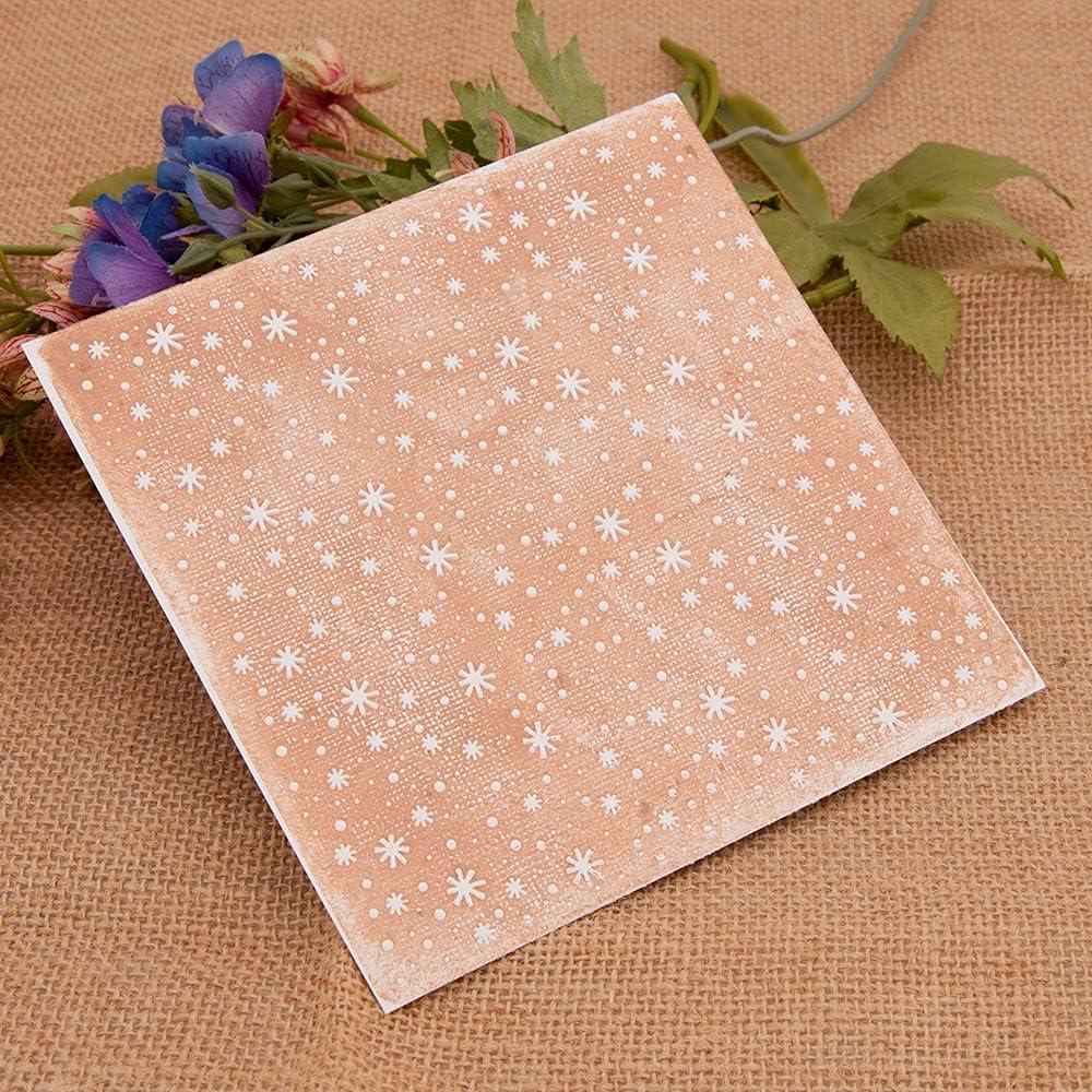 Plantilla de Embossing Lily Craft Copo de Nieve 15x15cm