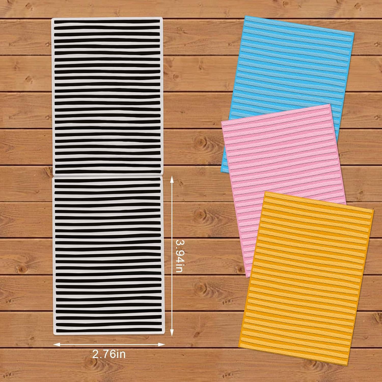 Carpeta de Embossing 3D Plástico Rayas On-Airstore 20x15cm