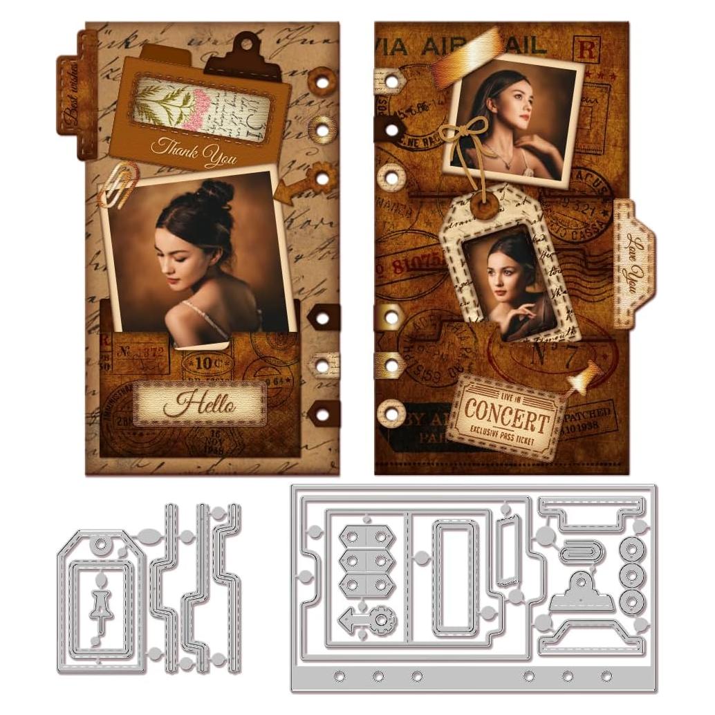 Troqueles de Corte GLOBLELAND para Scrapbooking 8.4x17 cm