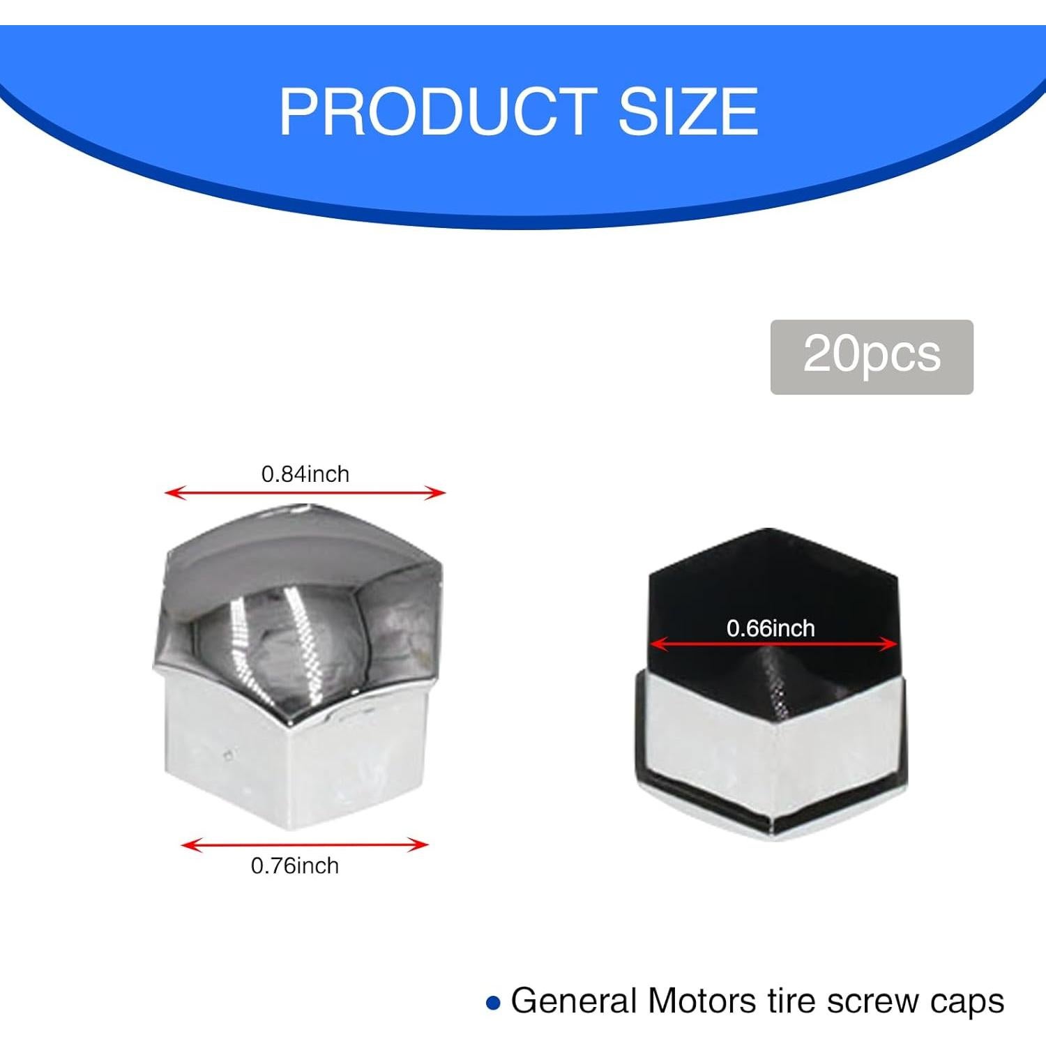 Tapa de Tornillo para Neumáticos Fogfar 21 PCS Plata 17mm