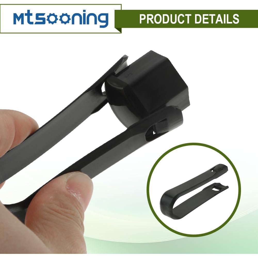 Tapas de Tuerca de Rueda Mtsooning 21mm - 21 Pcs Negro