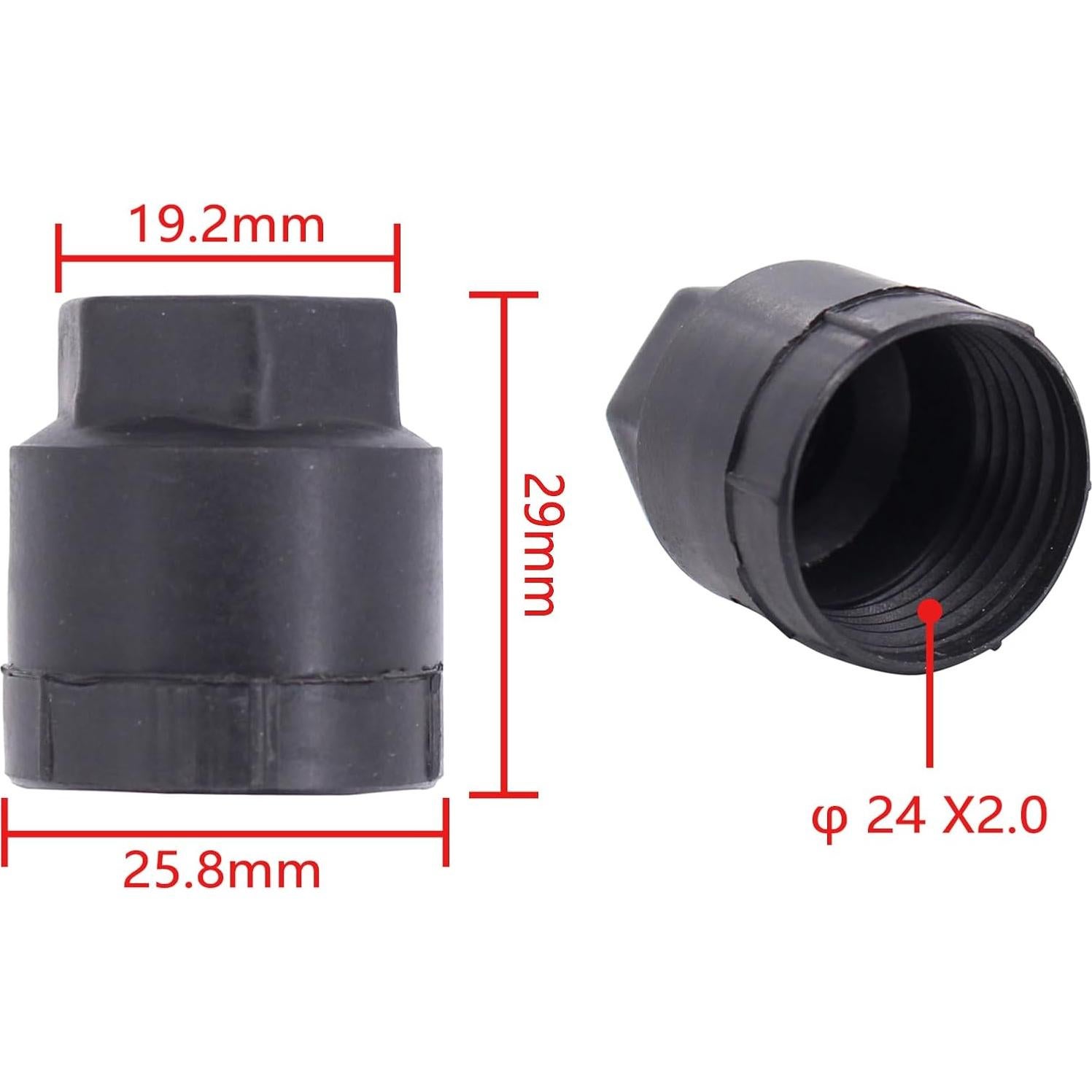 Cubiertas de Tuerca de Rueda ApplianPar 20Pcs M24 para Camaro 1982-1992