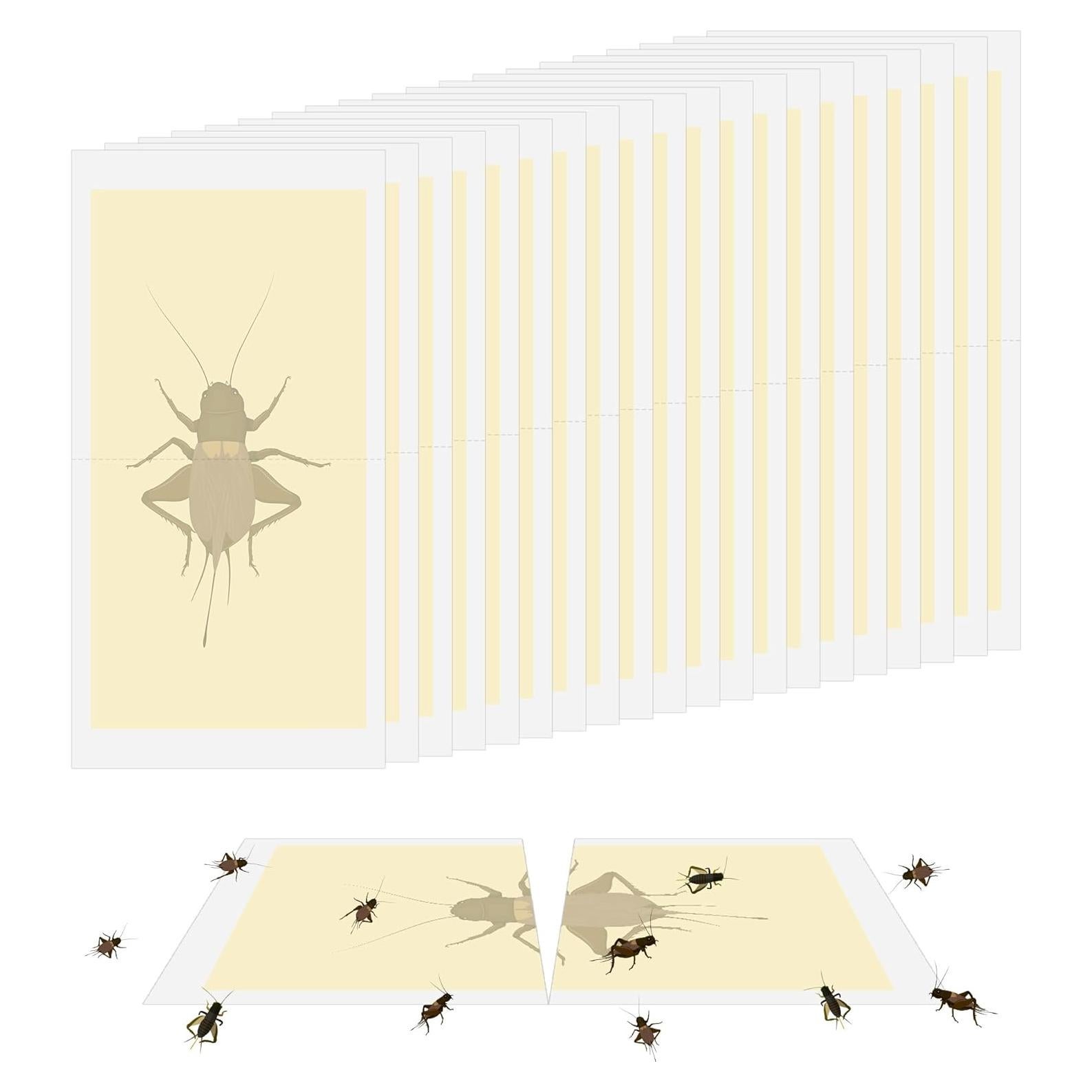 Trampas de Pegamento para Insectos Qualirey 20 Piezas 28x13.5cm