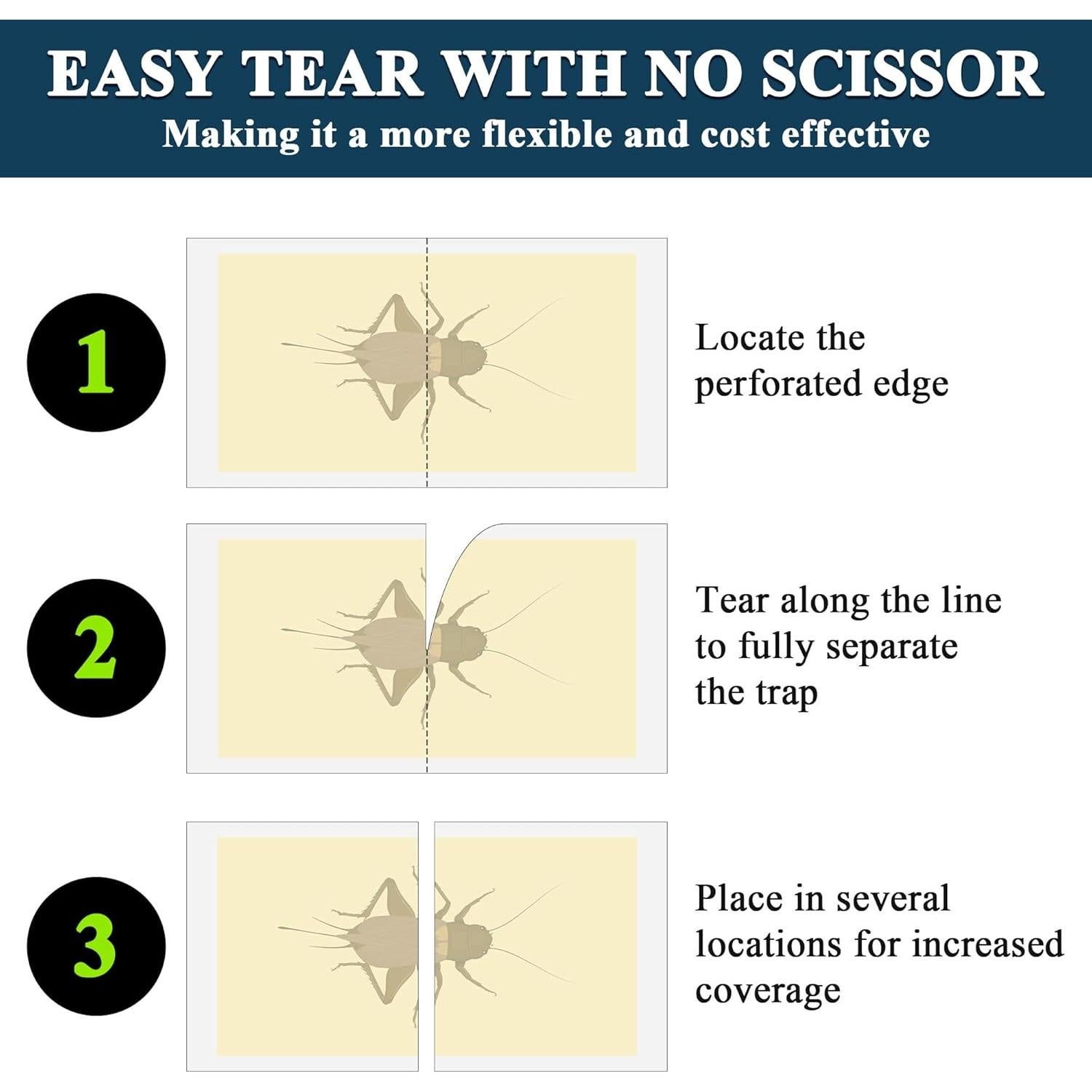 Trampas de Pegamento para Insectos Qualirey 20 Piezas 28x13.5cm