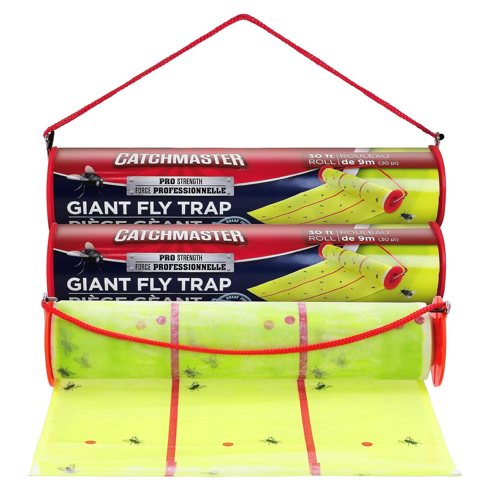 Trampa de Pegamento XL Catchmaster 3 Paquetes 9.14 m para Moscas