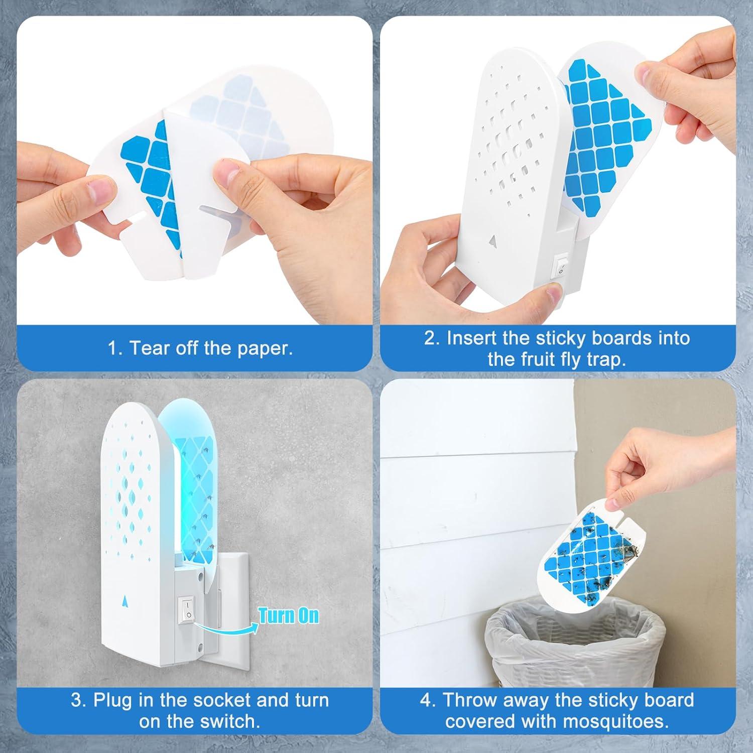 Trampa de Insectos Voladores Stingmon UV 365nm con 5 Recargas