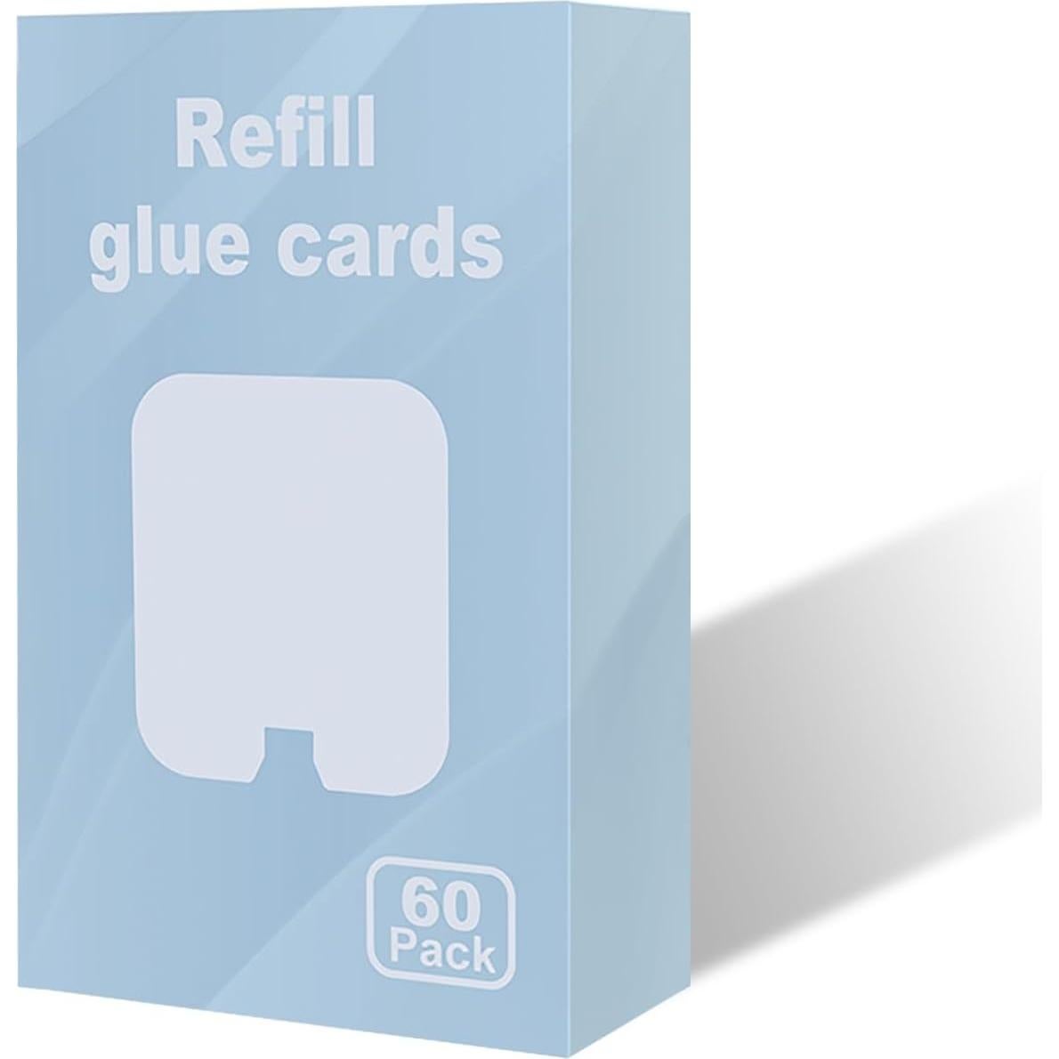 60 Tarjetas de Recarga de Pegamento Dichroma para Trampa de Moscas