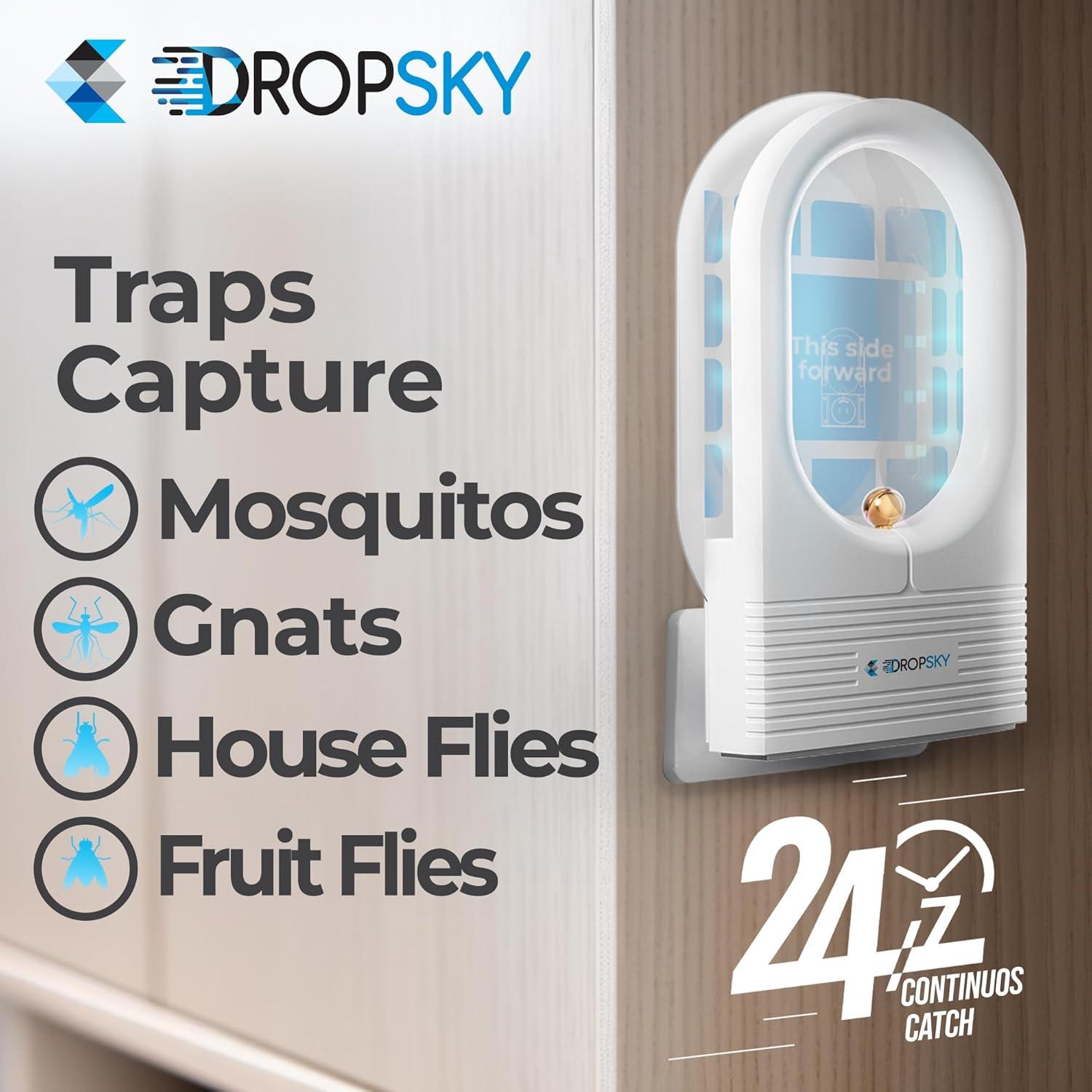 Trampa de Insectos Enchufable Dropsky - 2 Trampas + 2 Adhesivos