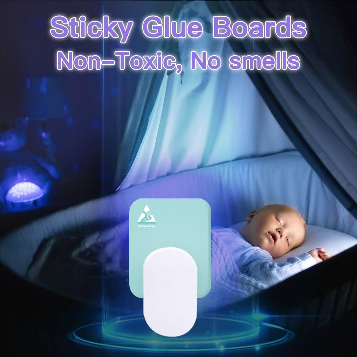 36 Tarjetas Adhesivas Reemplazo Insectos Seven Lakes Azul Aqua